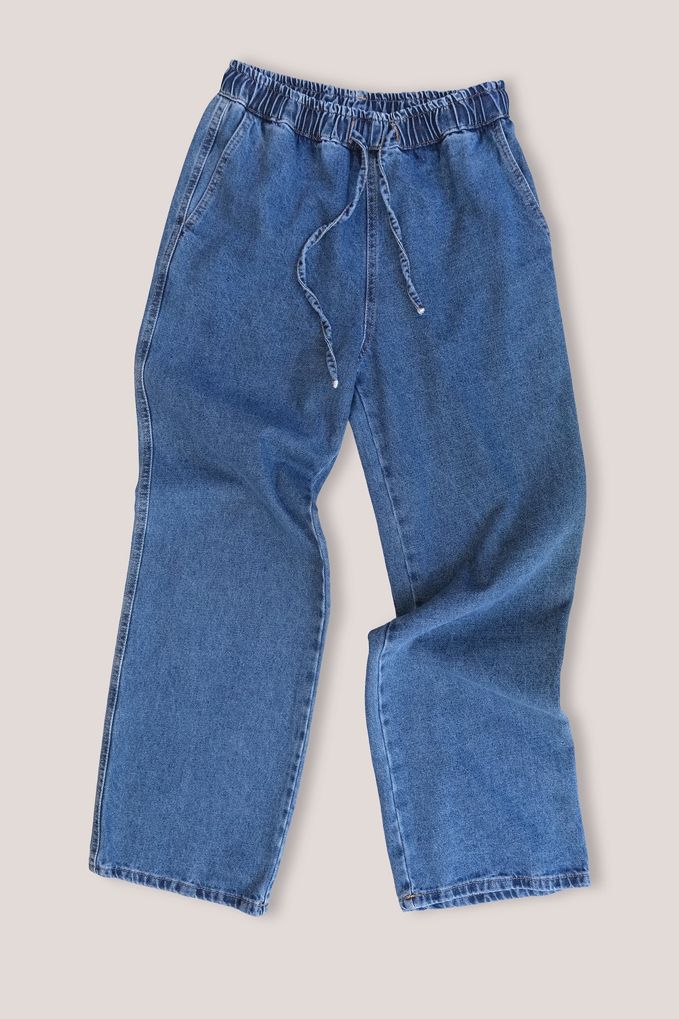 DENIM TROUSERS WITH ELASTICATED WAIST - Image 7
