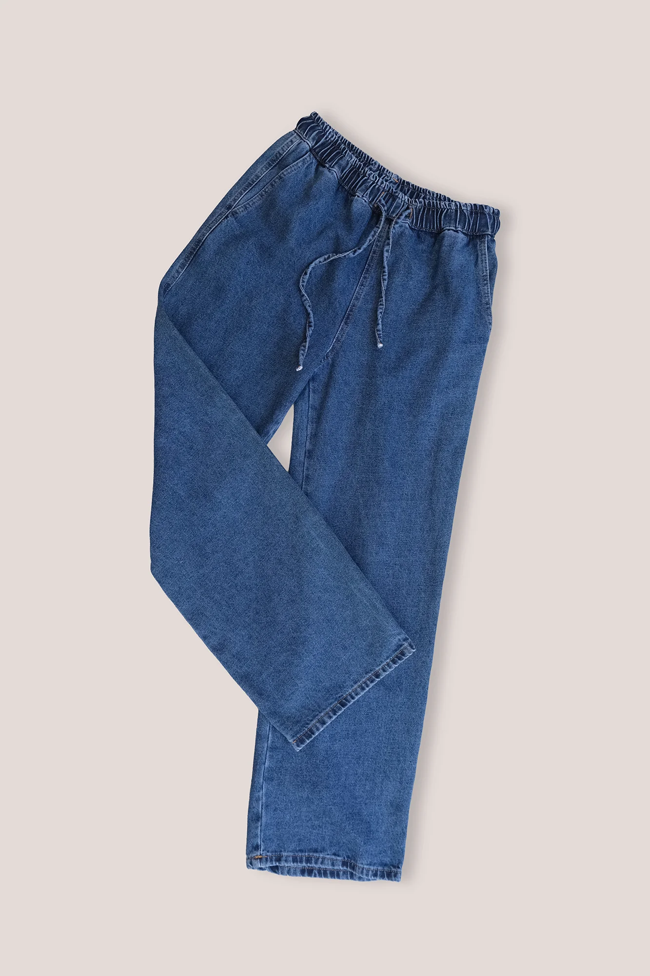 DENIM TROUSERS WITH ELASTICATED WAIST - Image 8