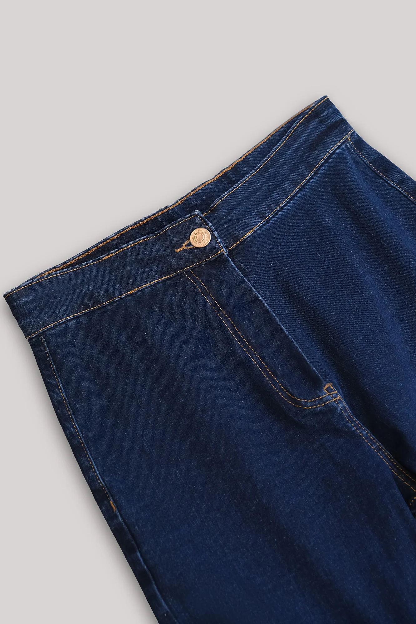 DENIM TROUSERS WITH FRINGED CUFF - Image 7