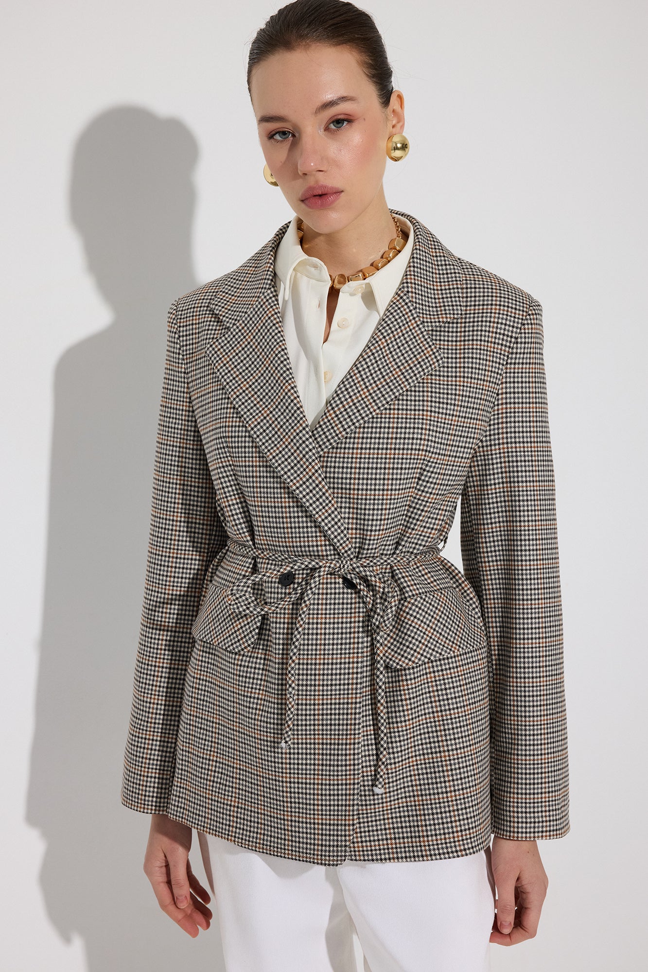 BELTED BLAZER JACKET - Image 3