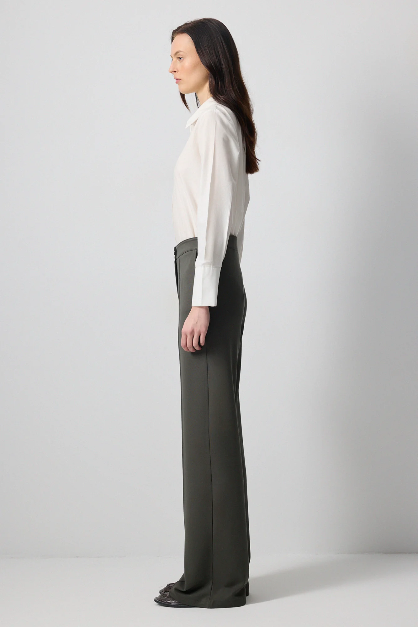 RIBBED STEEL KNIT TROUSERS - Image 3
