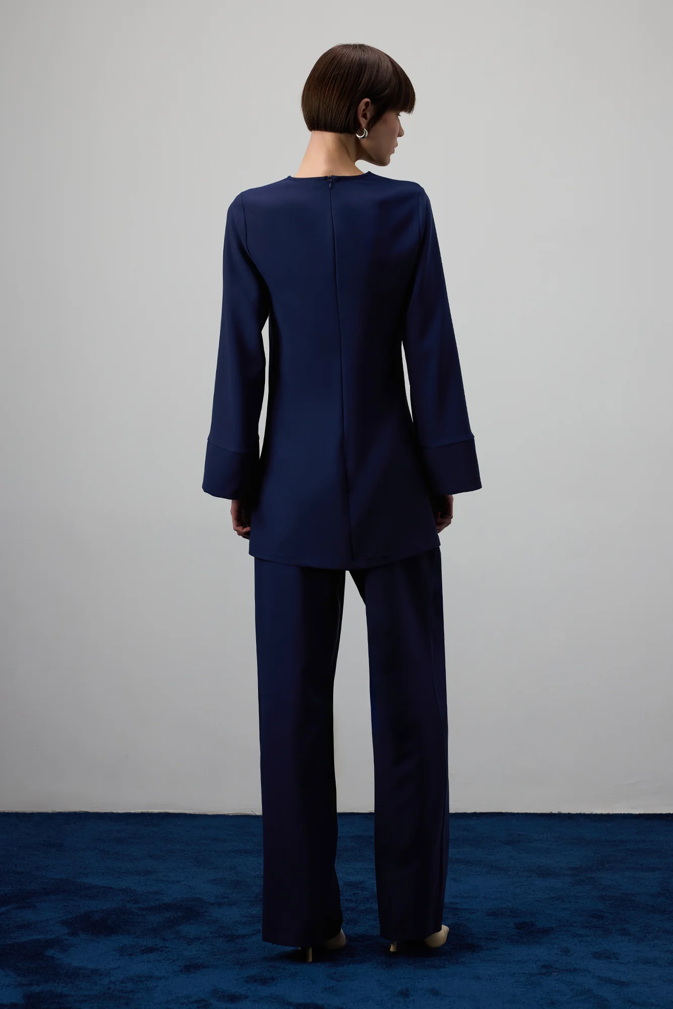 DRAPED BLOUSE WITH METAL ACCESSORY - Image 4