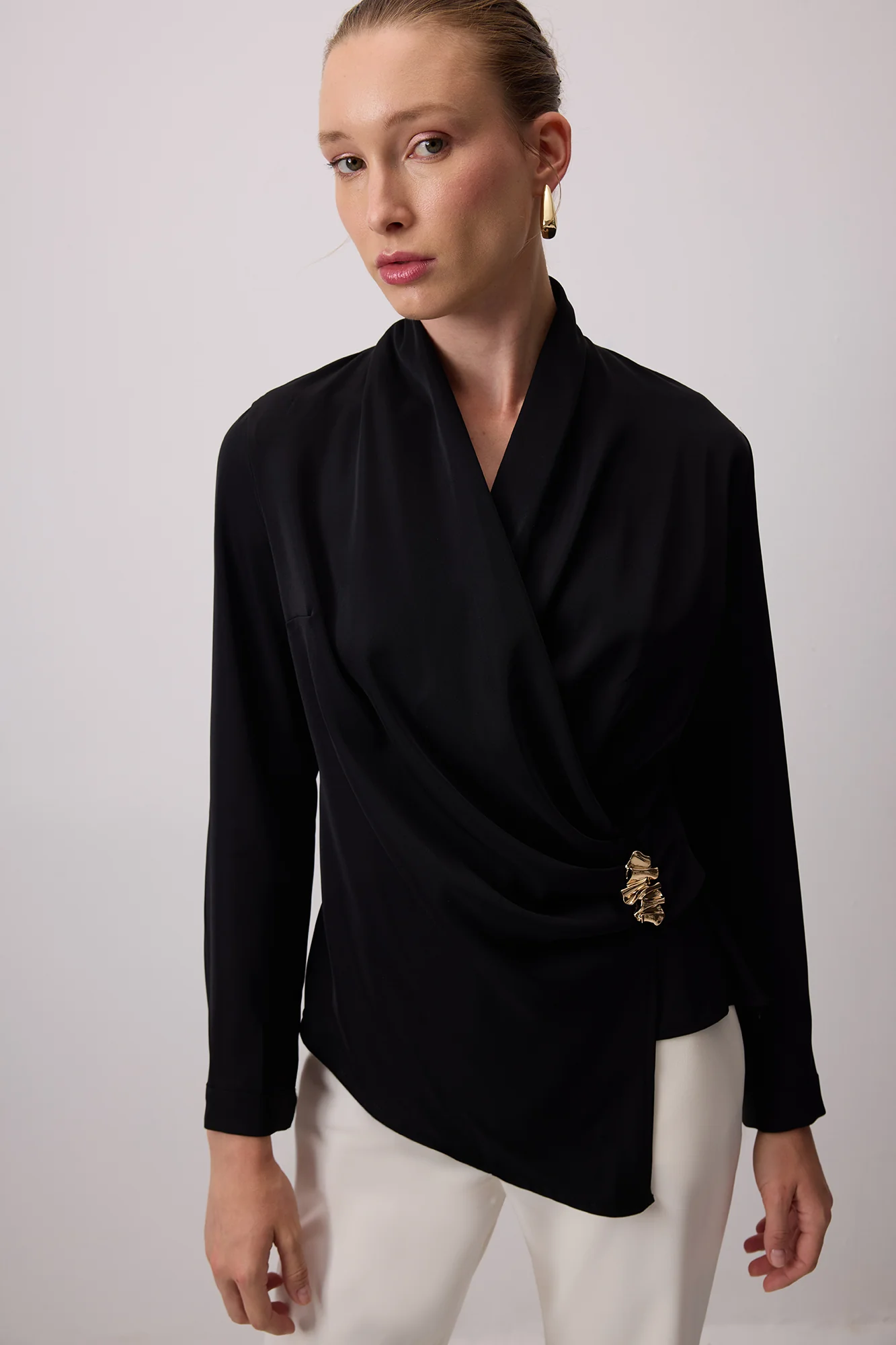 DRAPED BLOUSE - Image 3