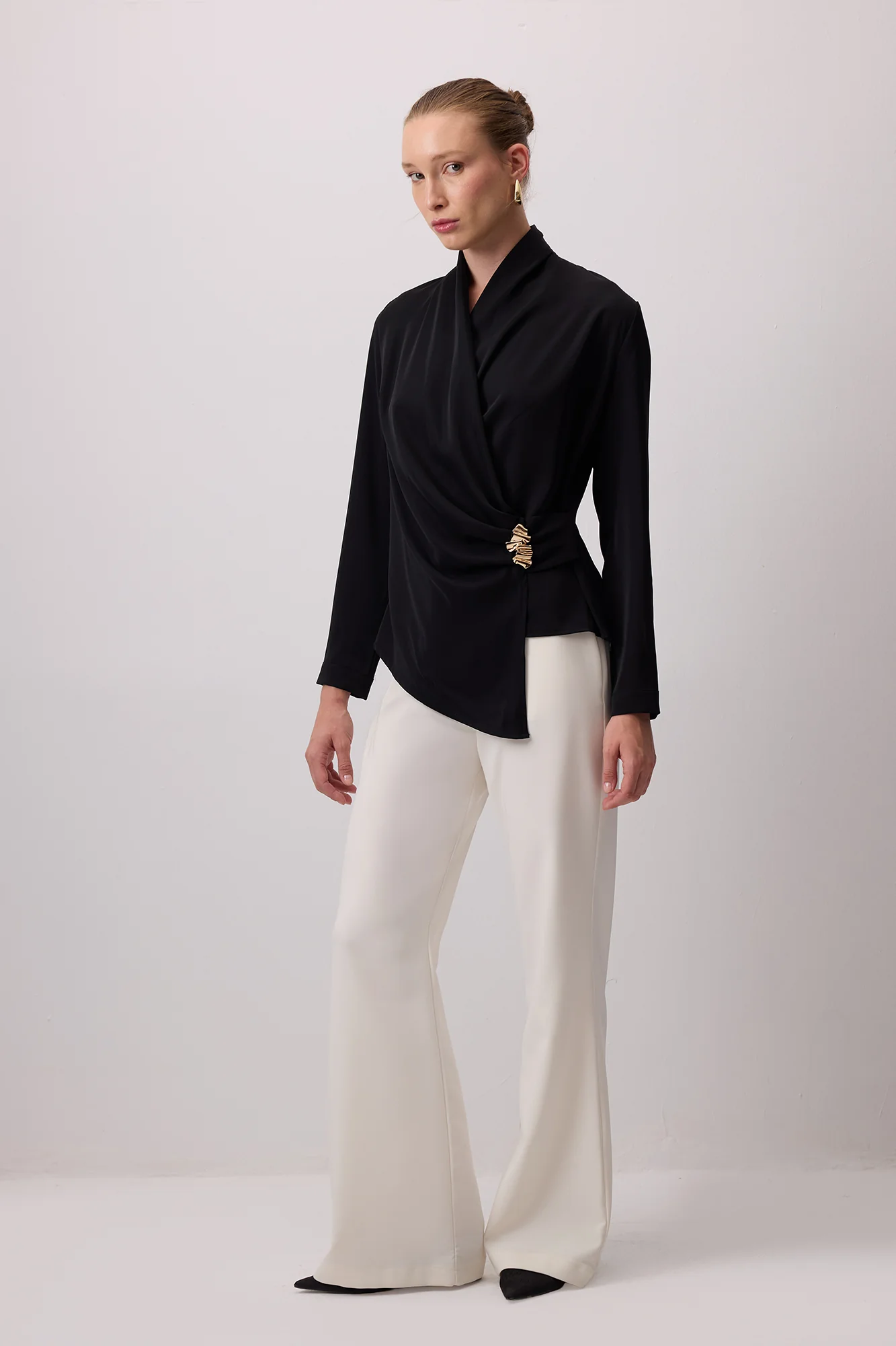 DRAPED BLOUSE - Image 4