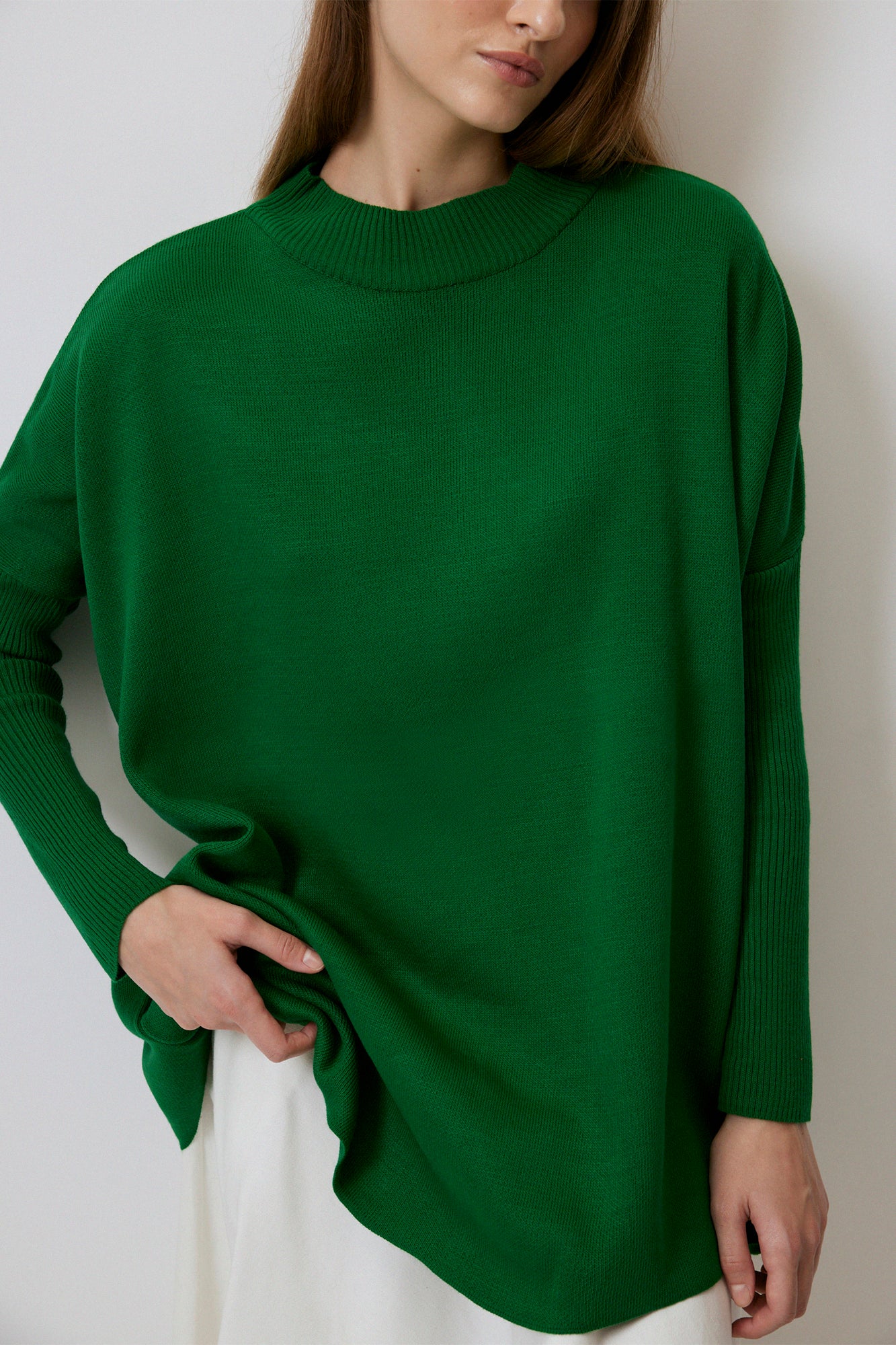 DROP SHOULDER KNIT TUNIC - Image 11