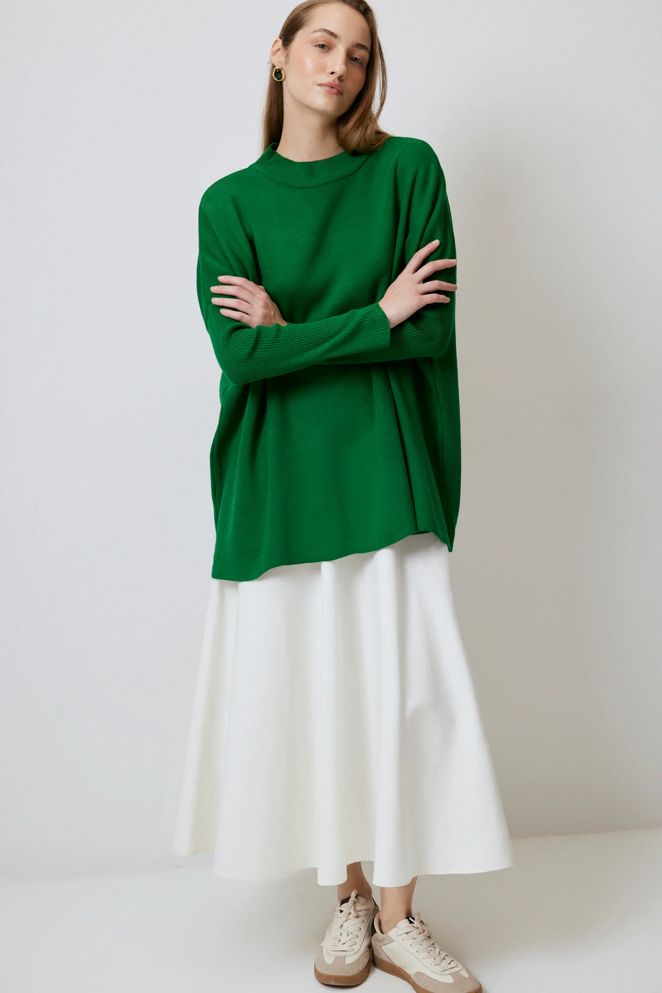 DROP SHOULDER KNIT TUNIC - Image 8