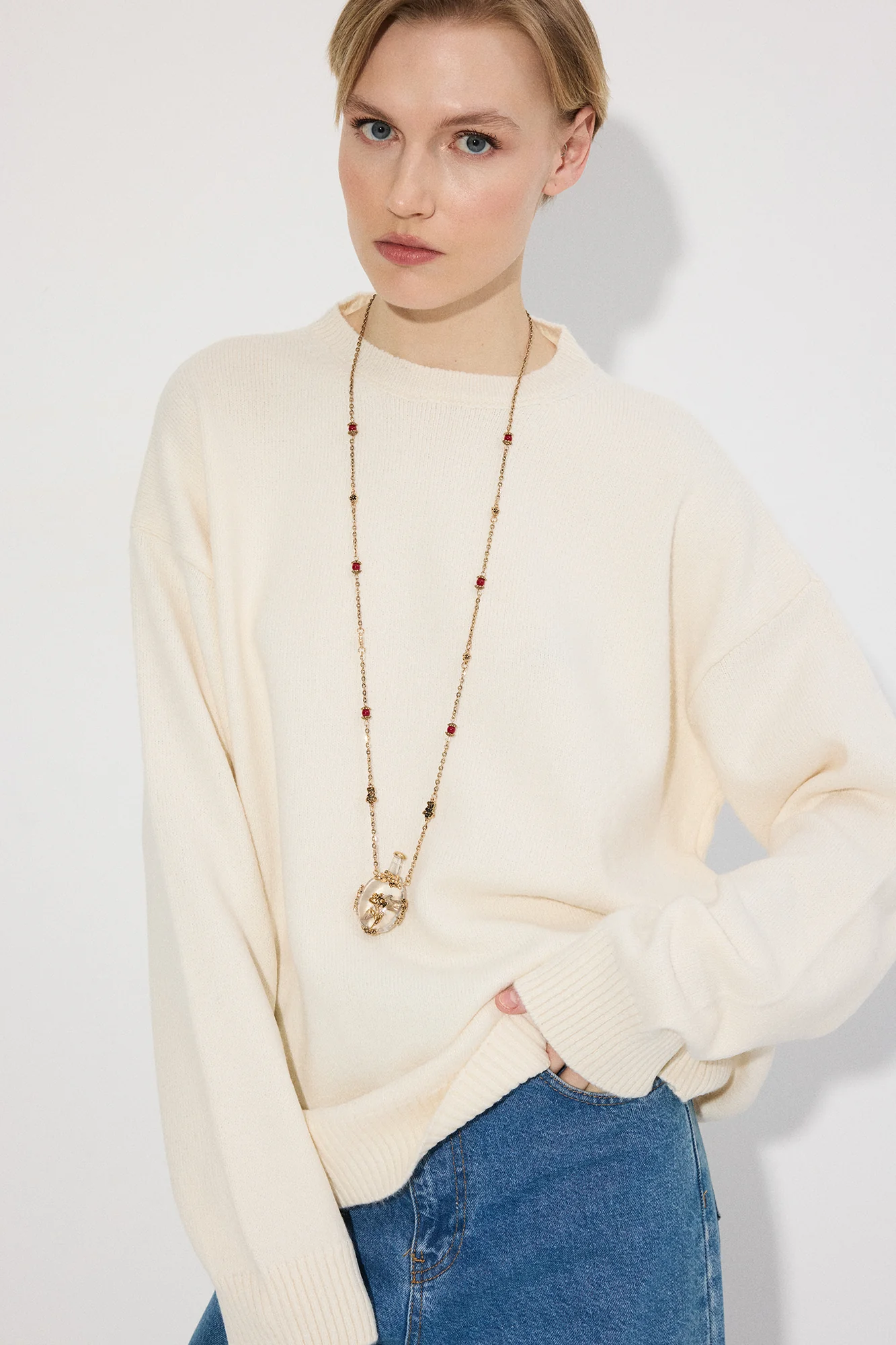 BASİC KNİT SWEATER - Image 2