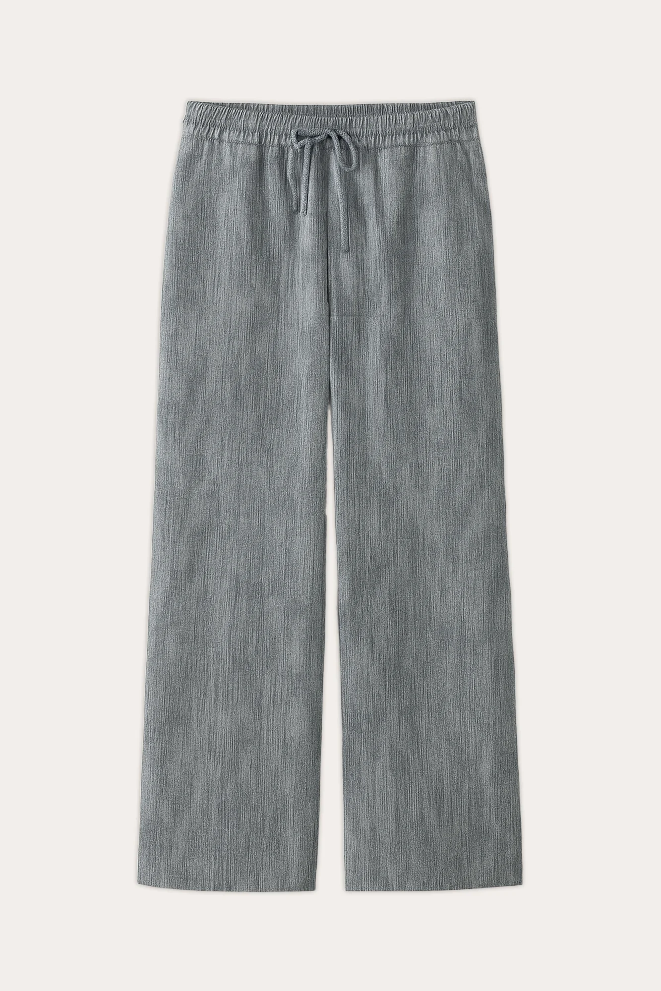 ELASTIC WAIST JACQUARD TROUSERS - Image 2
