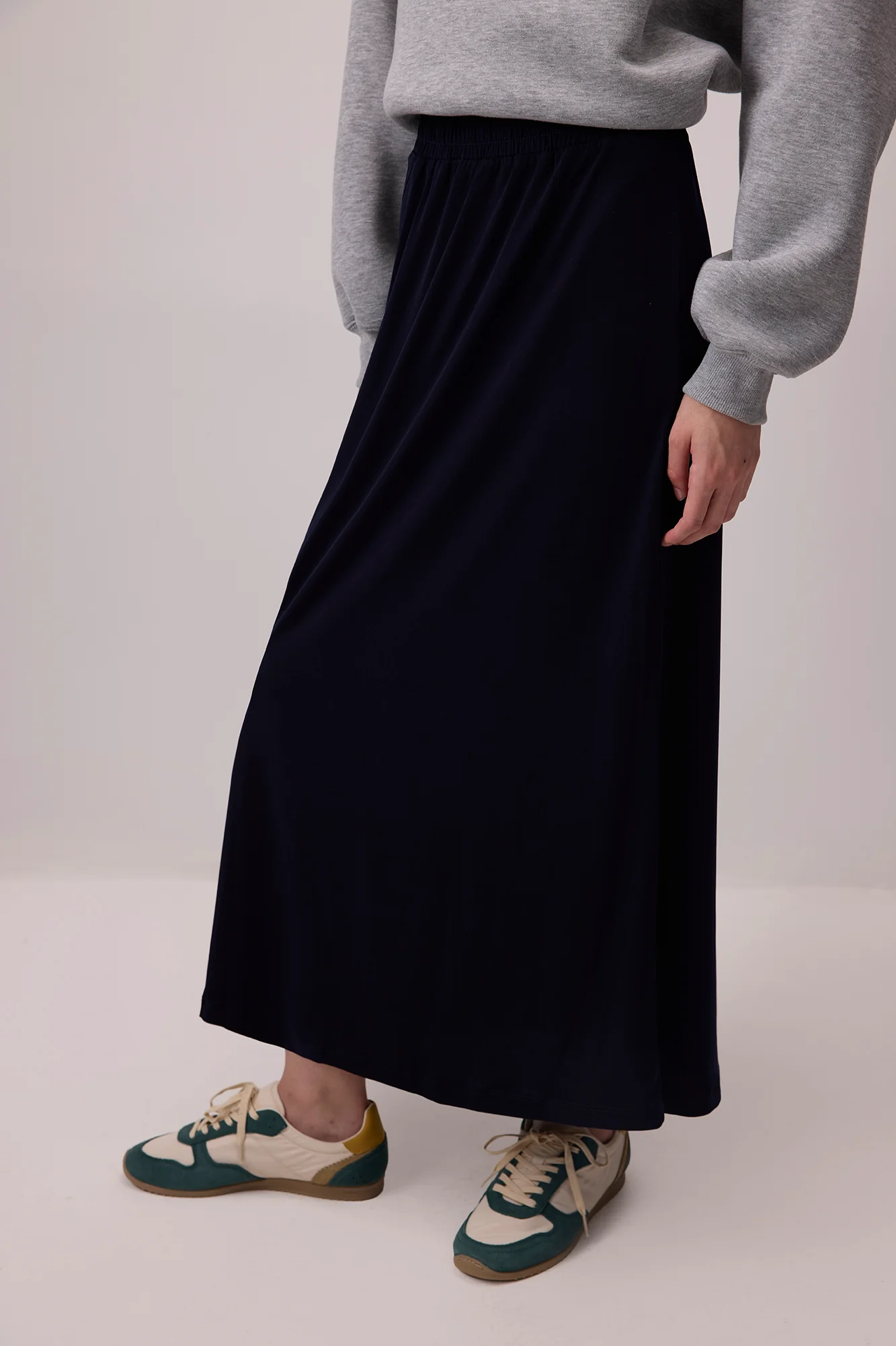 ELASTIC WAISTED BASIC SKIRT - Image 3