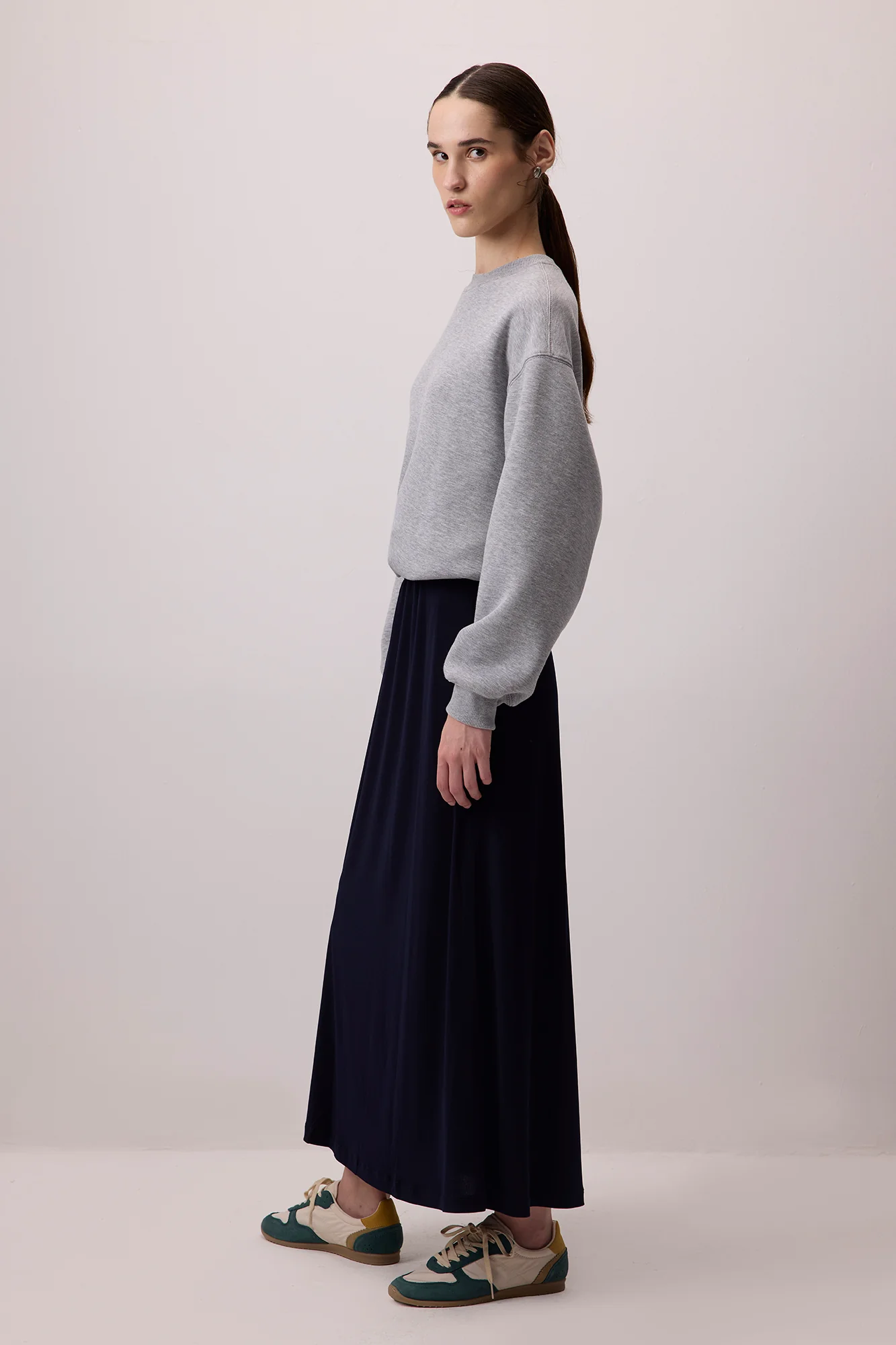 ELASTIC WAISTED BASIC SKIRT - Image 4