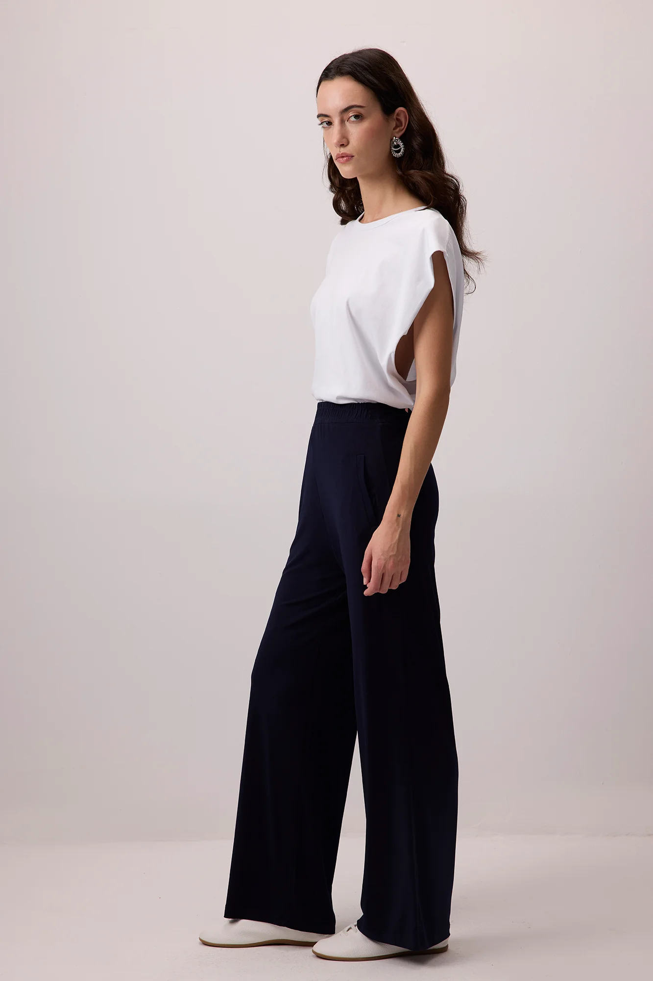 ELASTIC WAISTED RELAX TROUSERS - Image 4