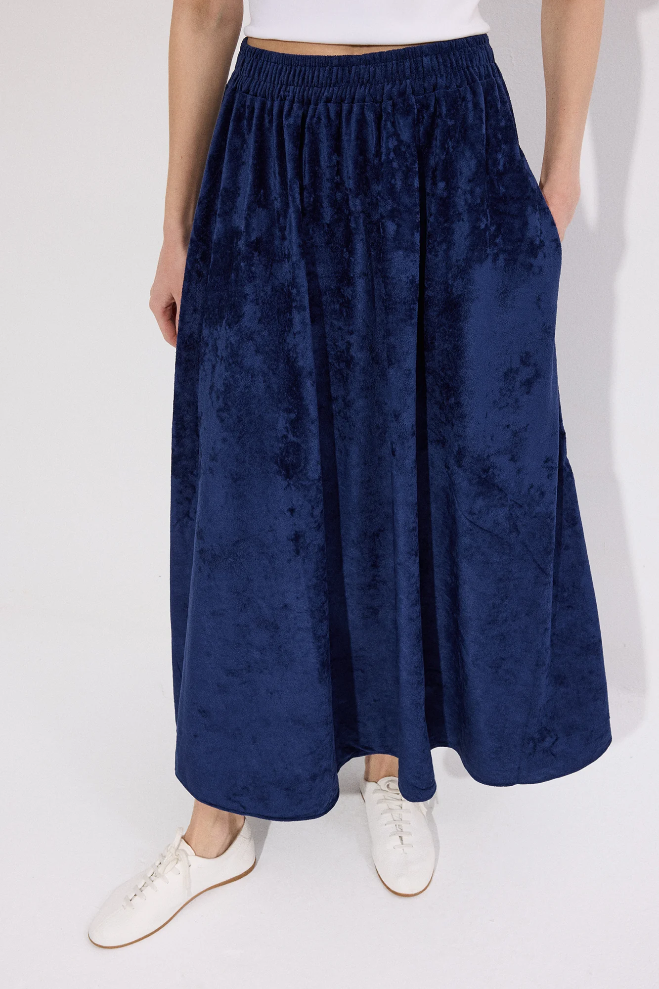 ELASTICATED WAIST SUEDE SKIRT - Image 3