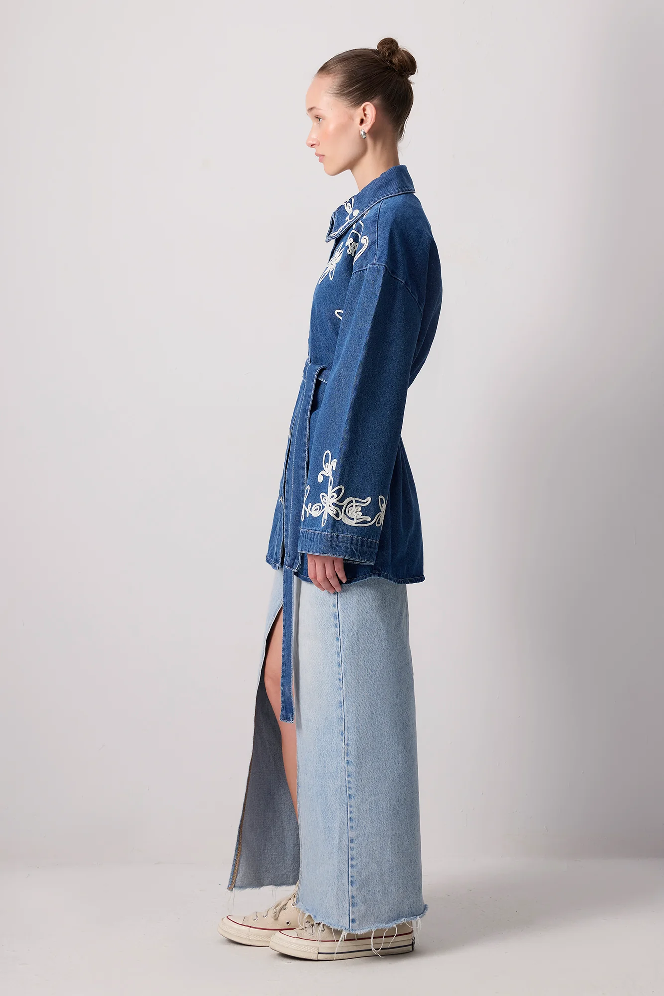 EMBROIDERED DENIM JACKET - Image 5