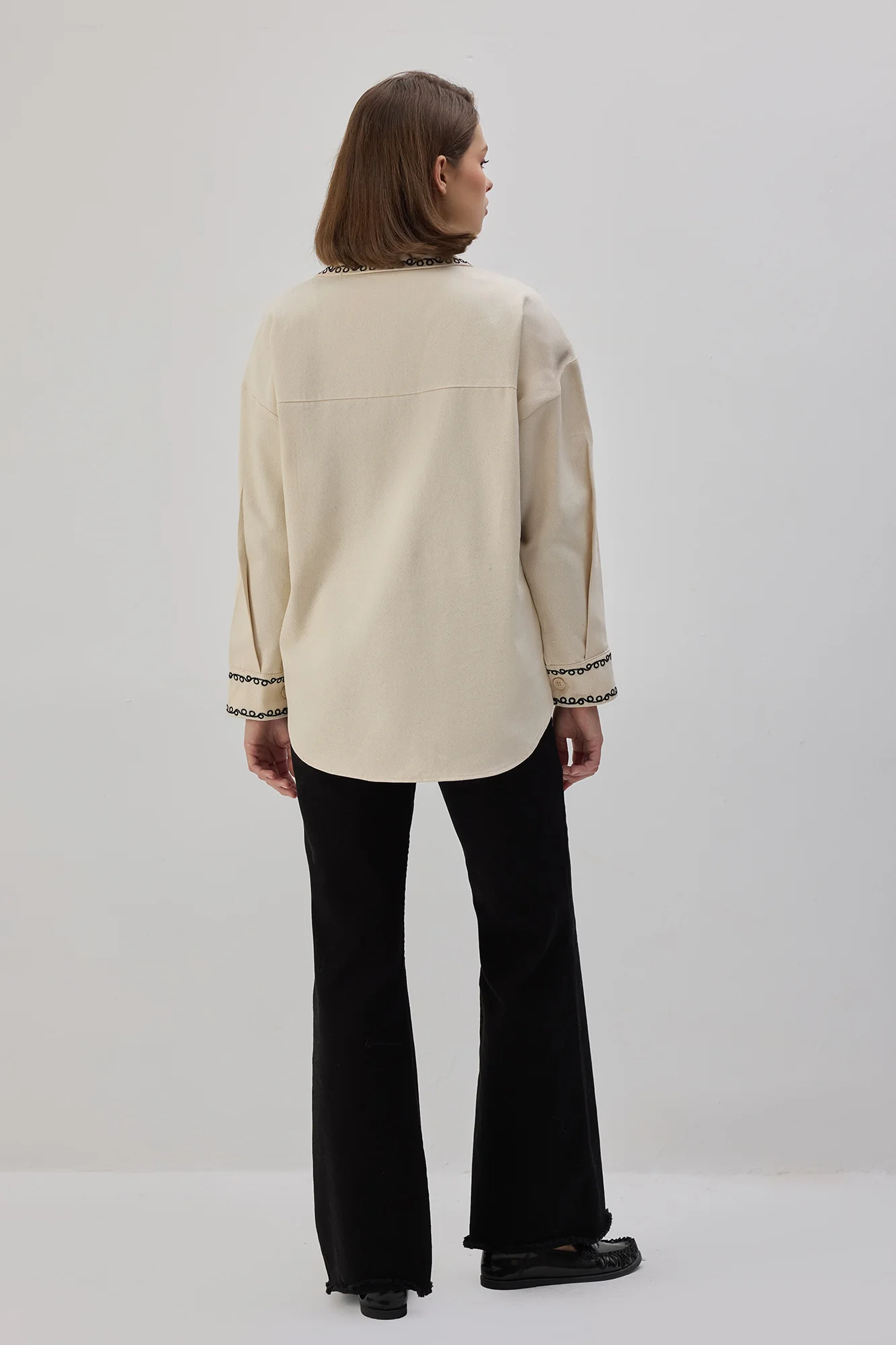 EMBROIDERED GABARDINE SHIRT - Image 5