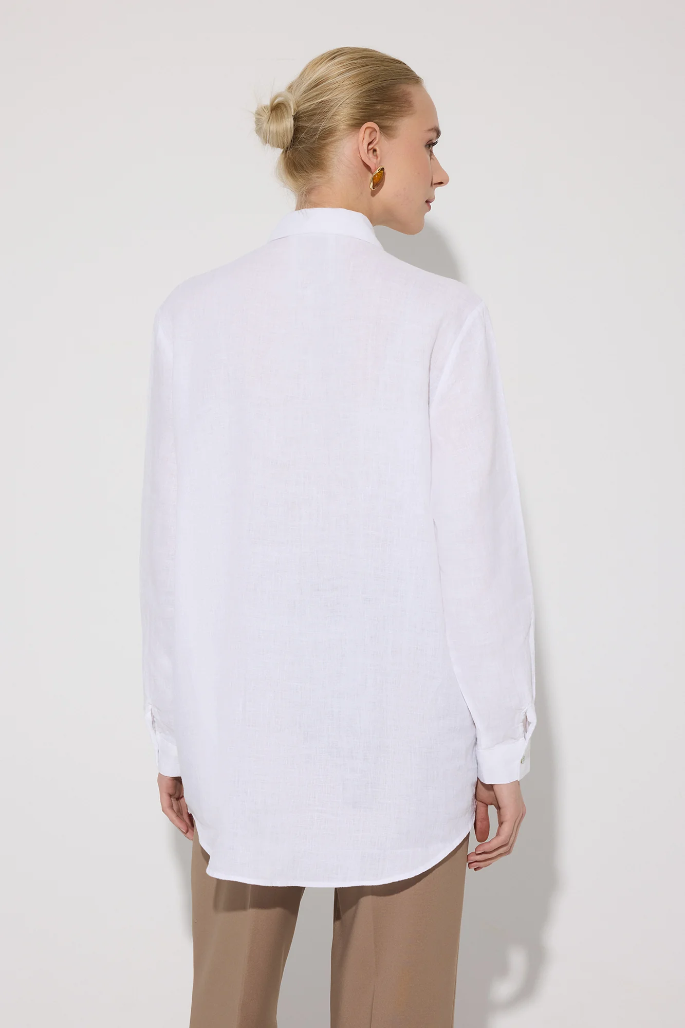 EMBROIDERED LINEN SHIRT - Image 5