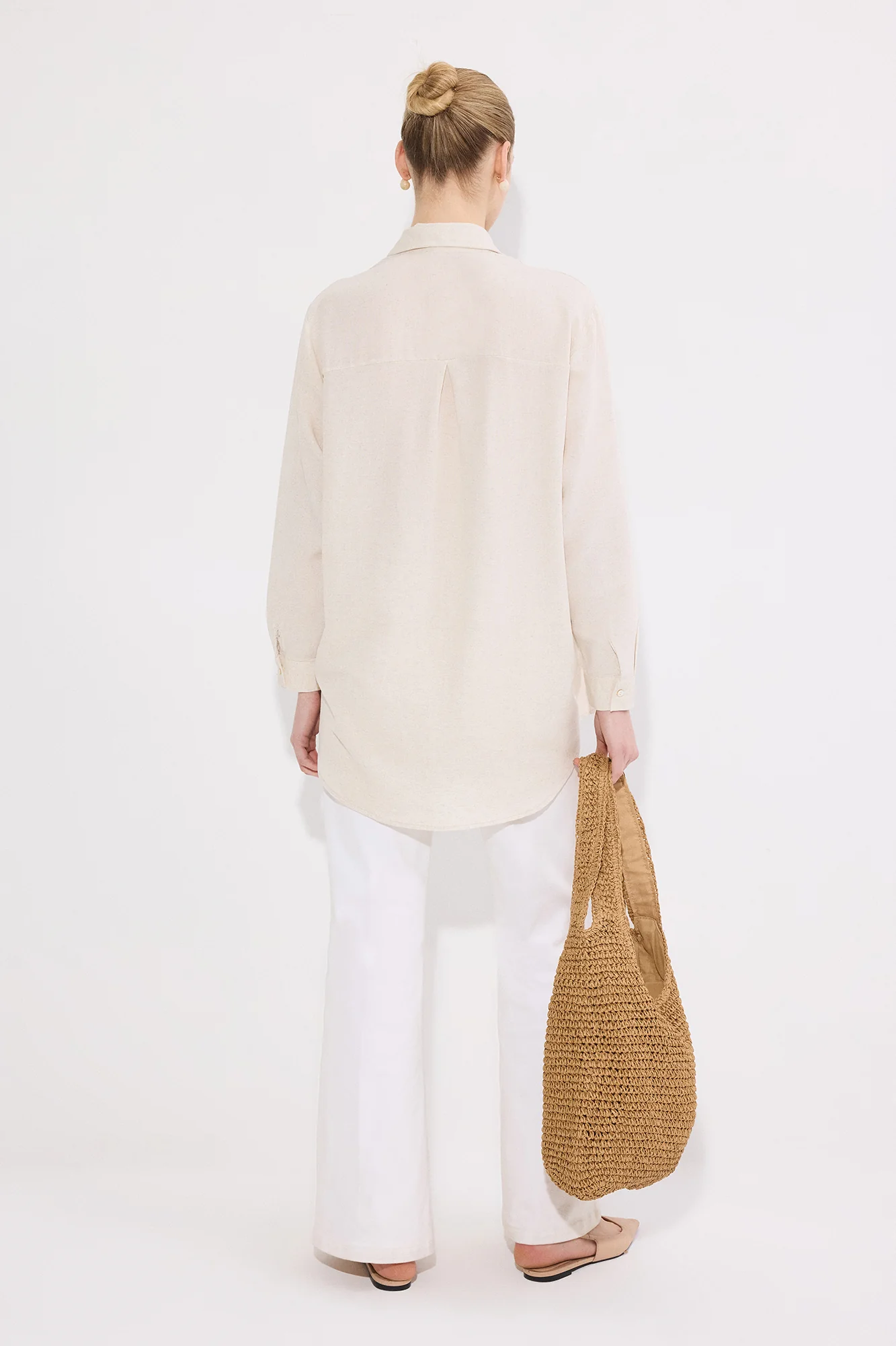 EMBROIDERED LINEN SHIRT - Image 6