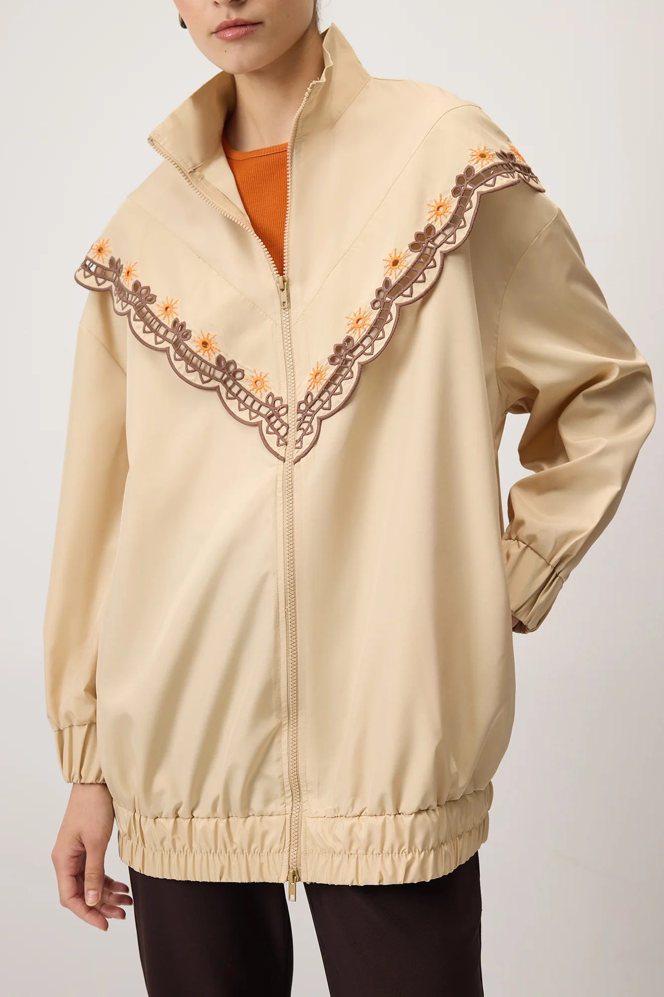 EMBROIDERED RAIN JACKET - Image 6