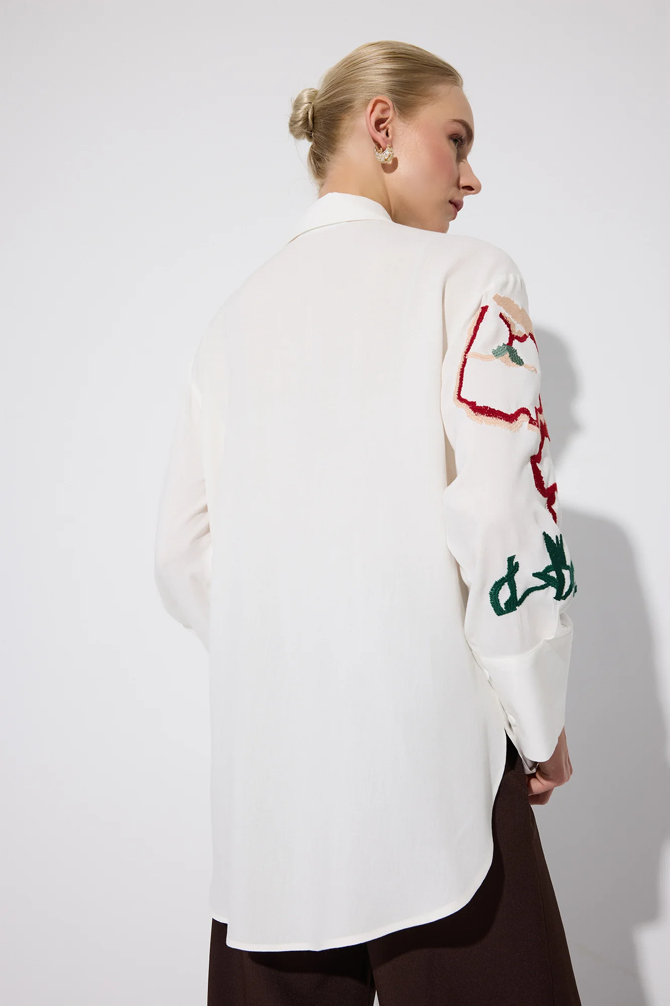 EMBROIDERED VISCONE SHIRT - Image 5