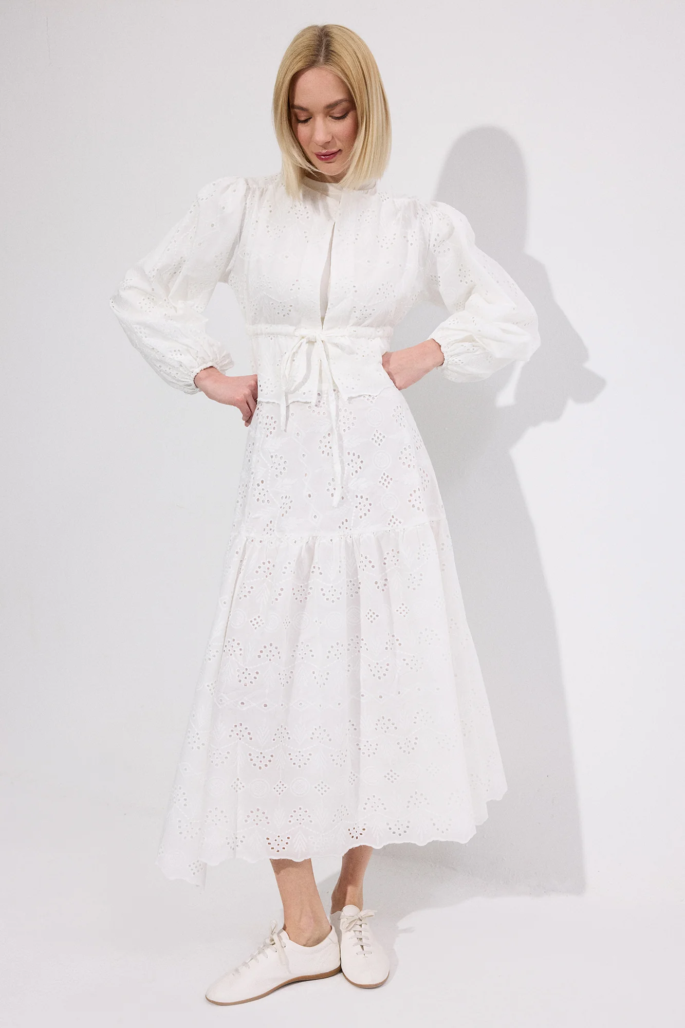 EMBROIDERIED JACKET SKIRT SET - Image 2