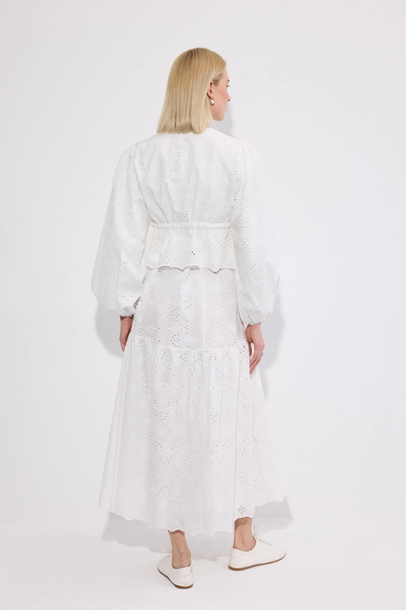 EMBROIDERIED JACKET SKIRT SET - Image 7
