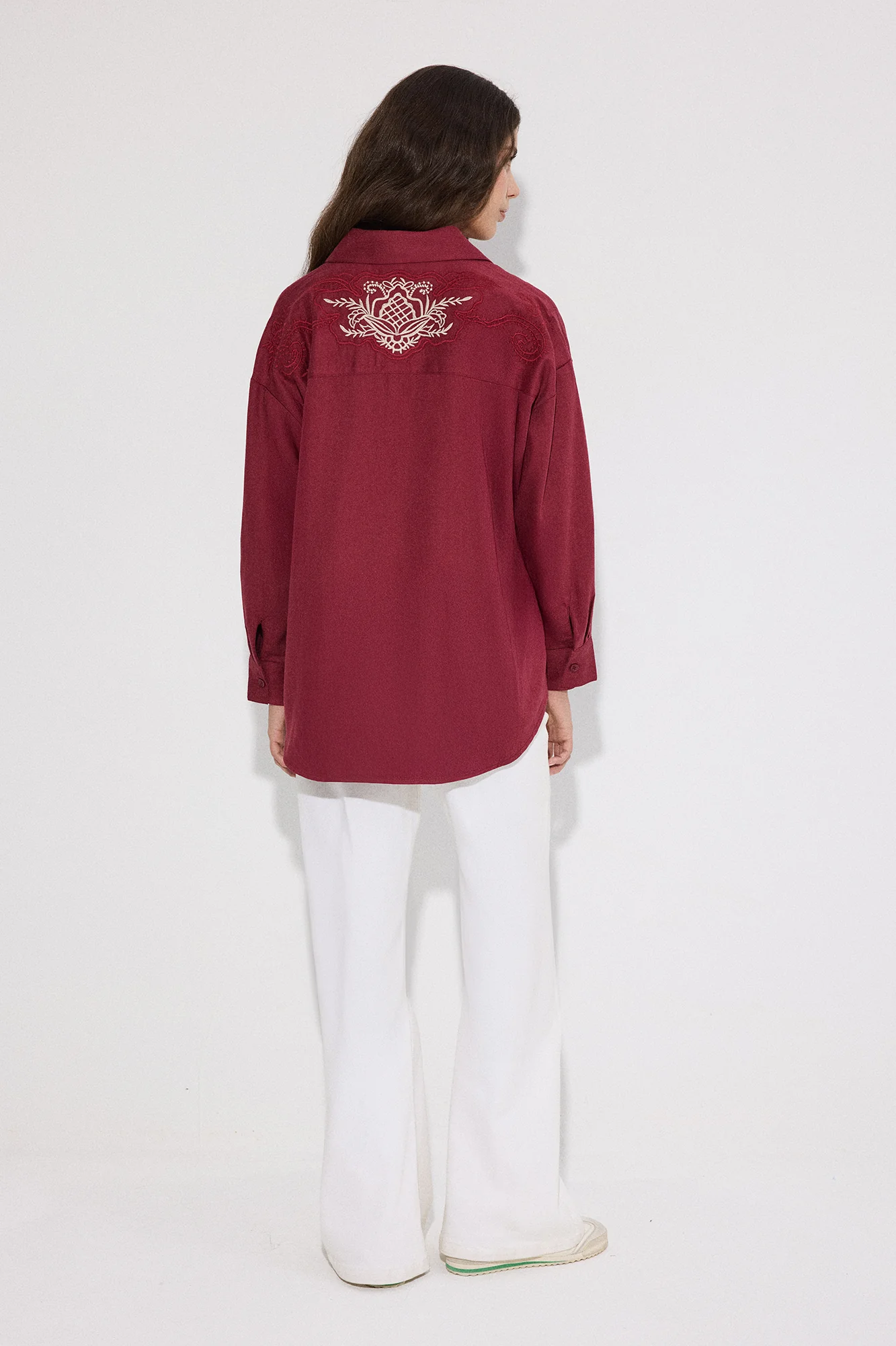 EMBROIDERIED LINEN SHIRT - Image 4
