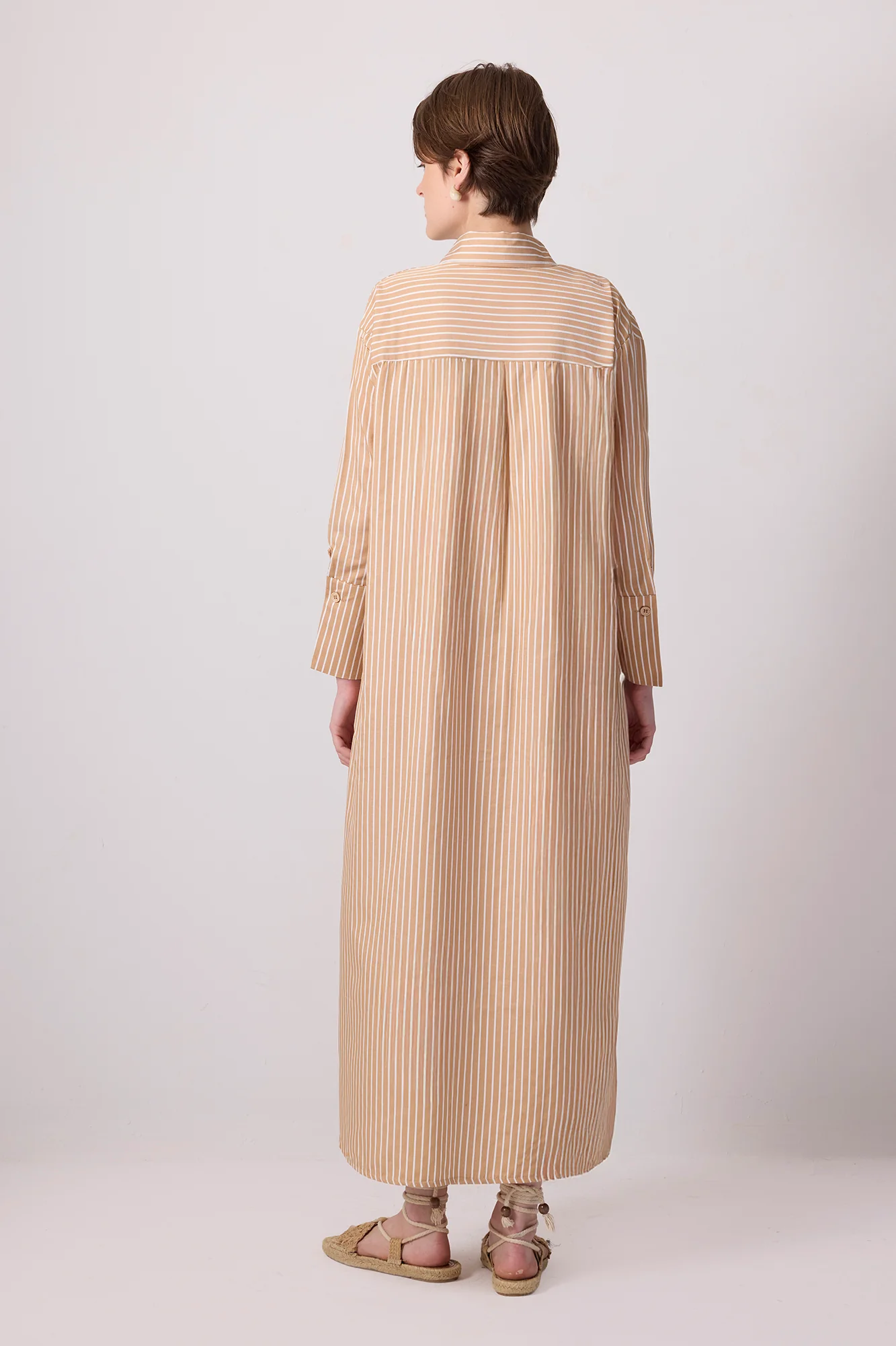 EMBROIDERY DETAILED SHIRT DRESS - Image 5