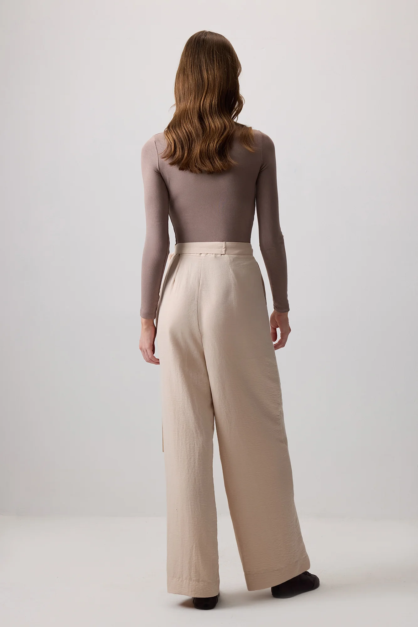 ZIPPERED WIDE LEG TROUSERS - Image 4