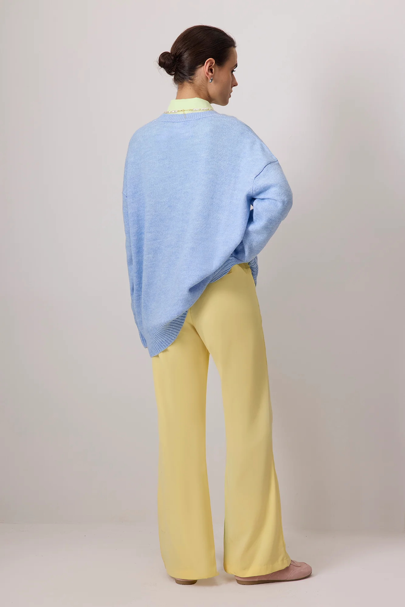 ZIPPERED FLARE TROUSERS - Image 5