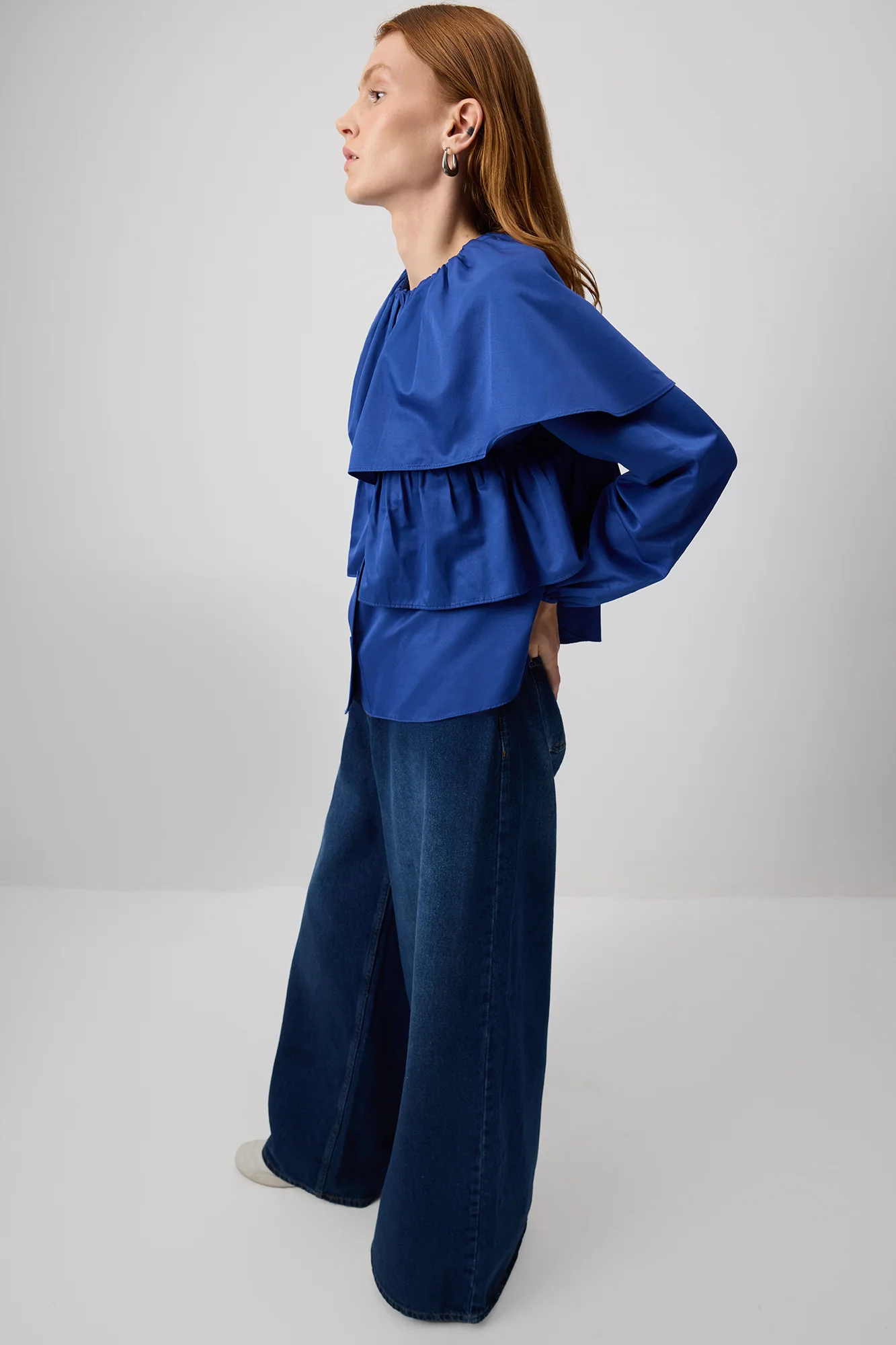 PUFFLED CROP SHIRT - Image 3