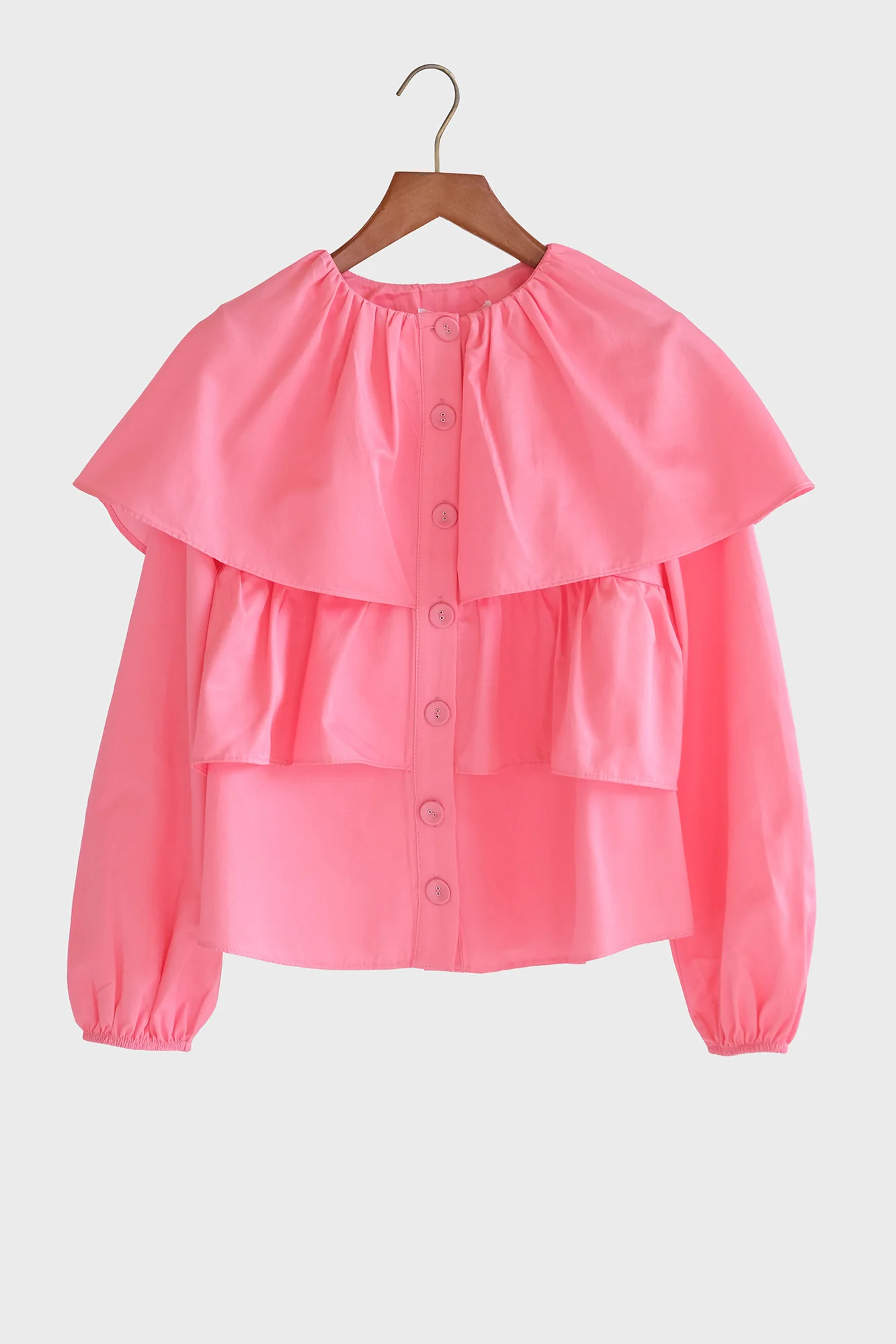 PUFFLED CROP SHIRT - Image 5
