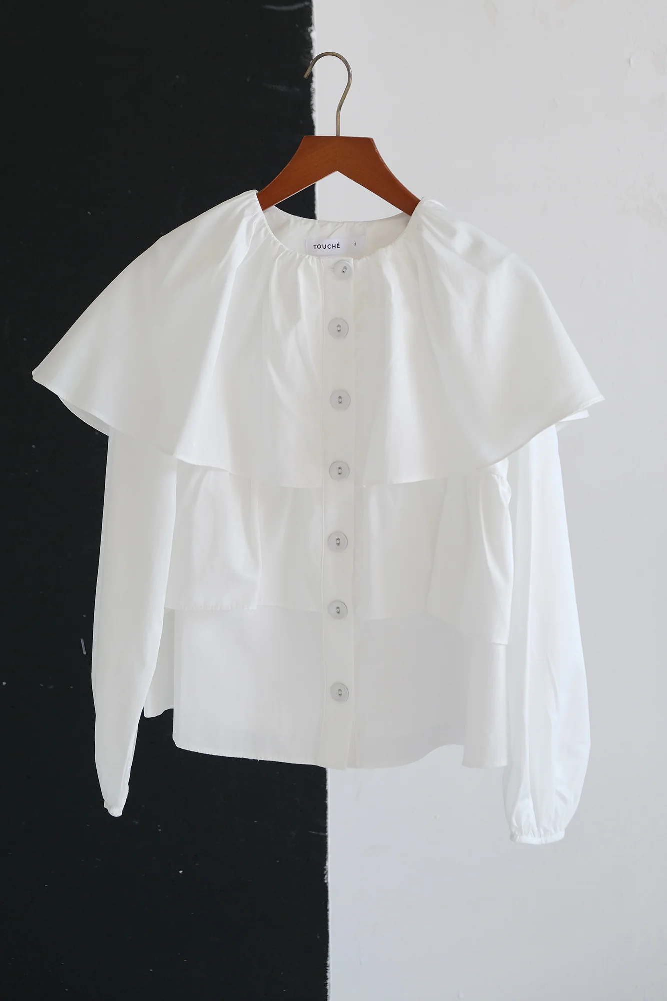 PUFFLED CROP SHIRT - Image 6