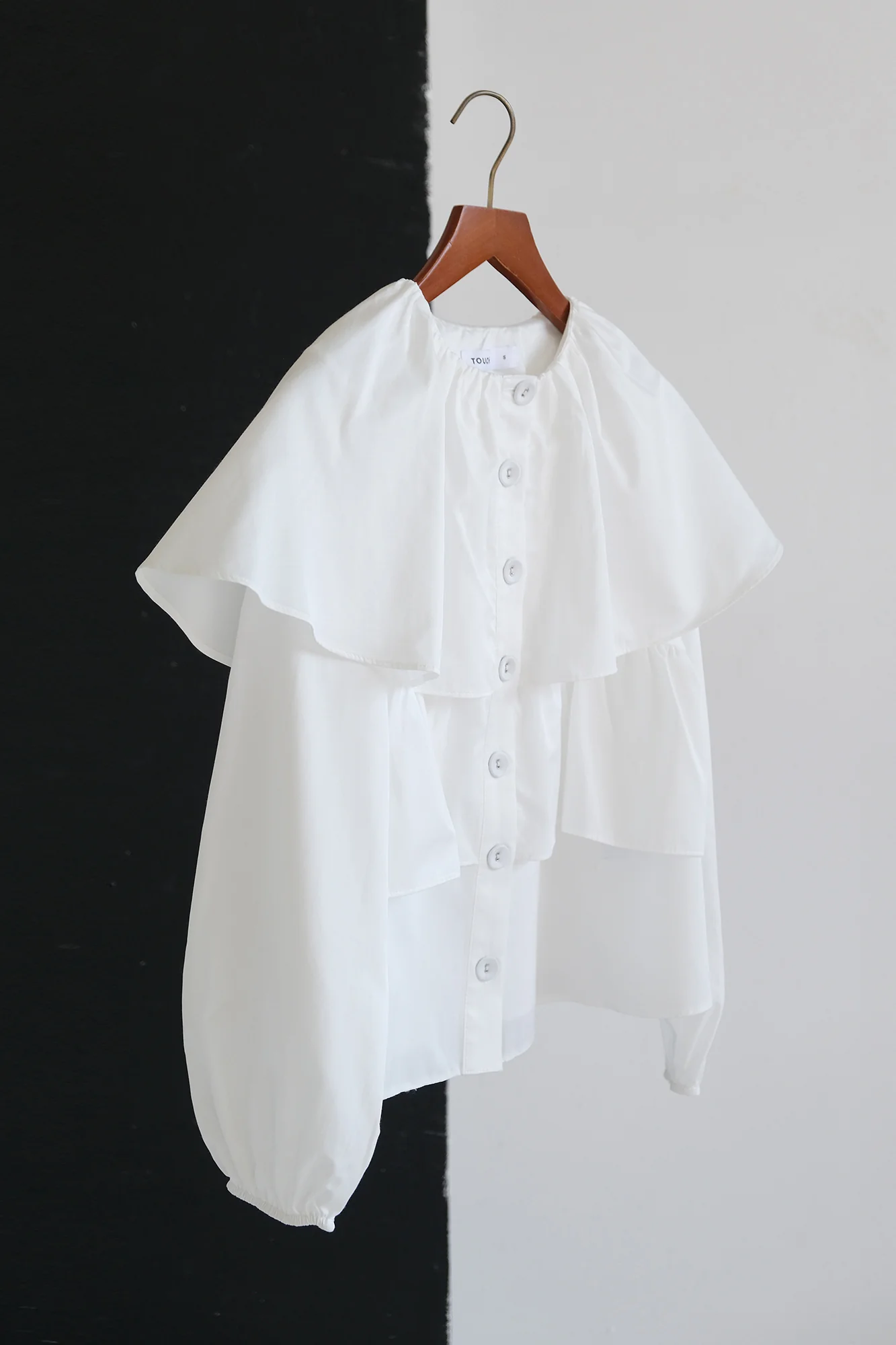 PUFFLED CROP SHIRT - Image 7