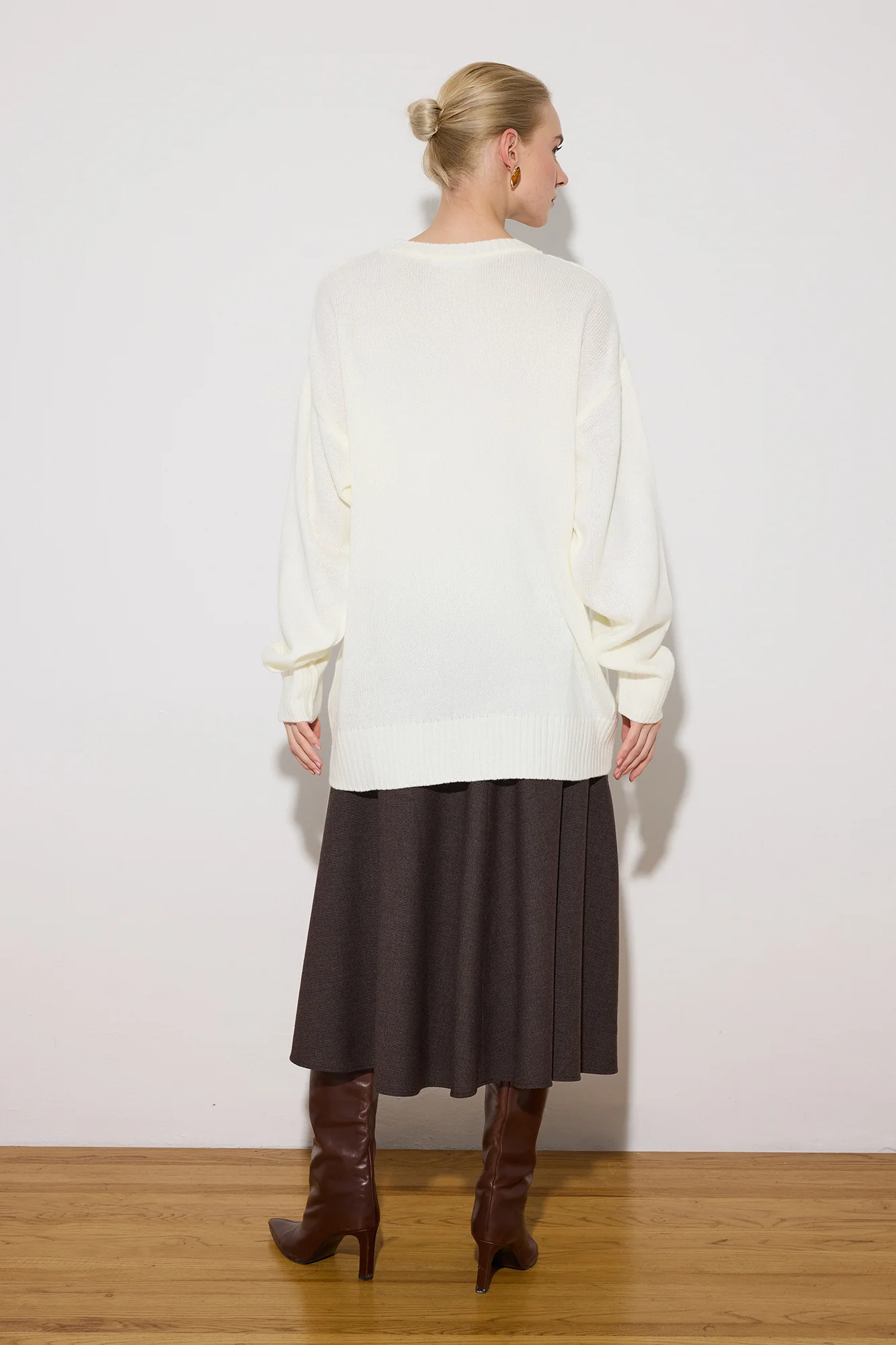 FLORAL EMBROIDERED KNITWEAR TUNIC - Image 5