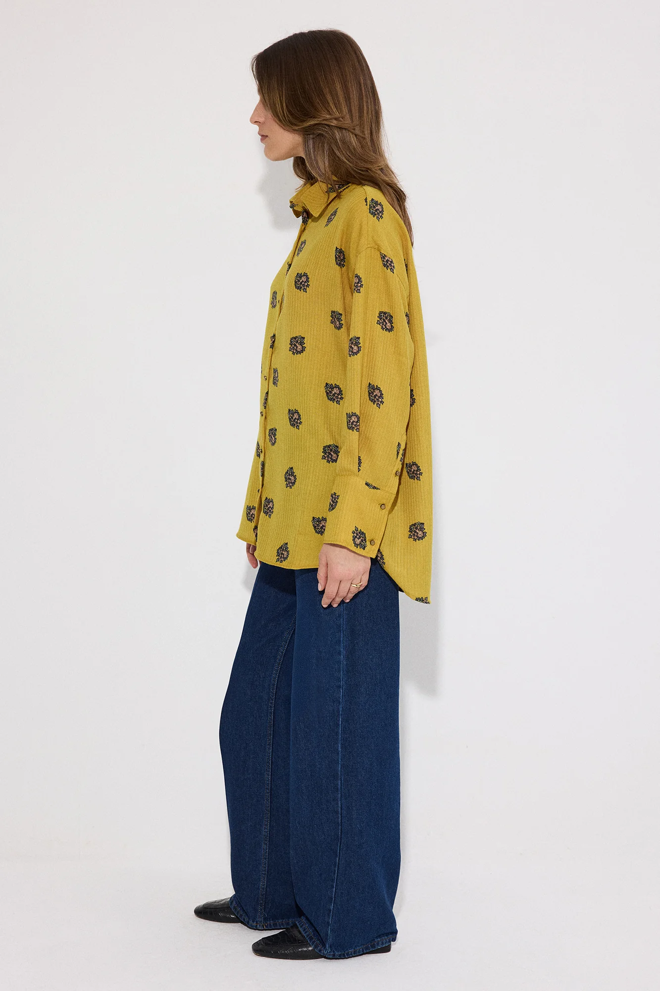 FLOWER PATTERNED COTTON SHIRT - Image 5