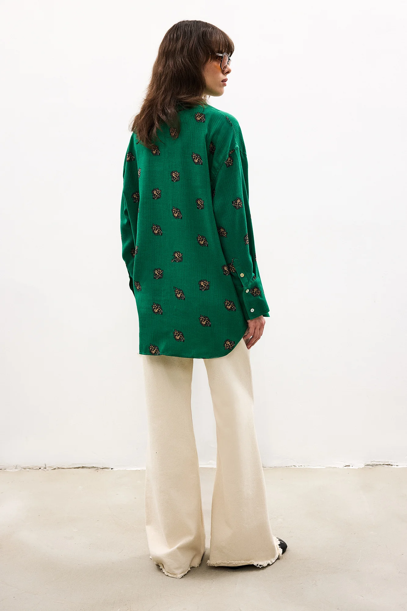 FLOWER PATTERNED COTTON SHIRT - Image 5