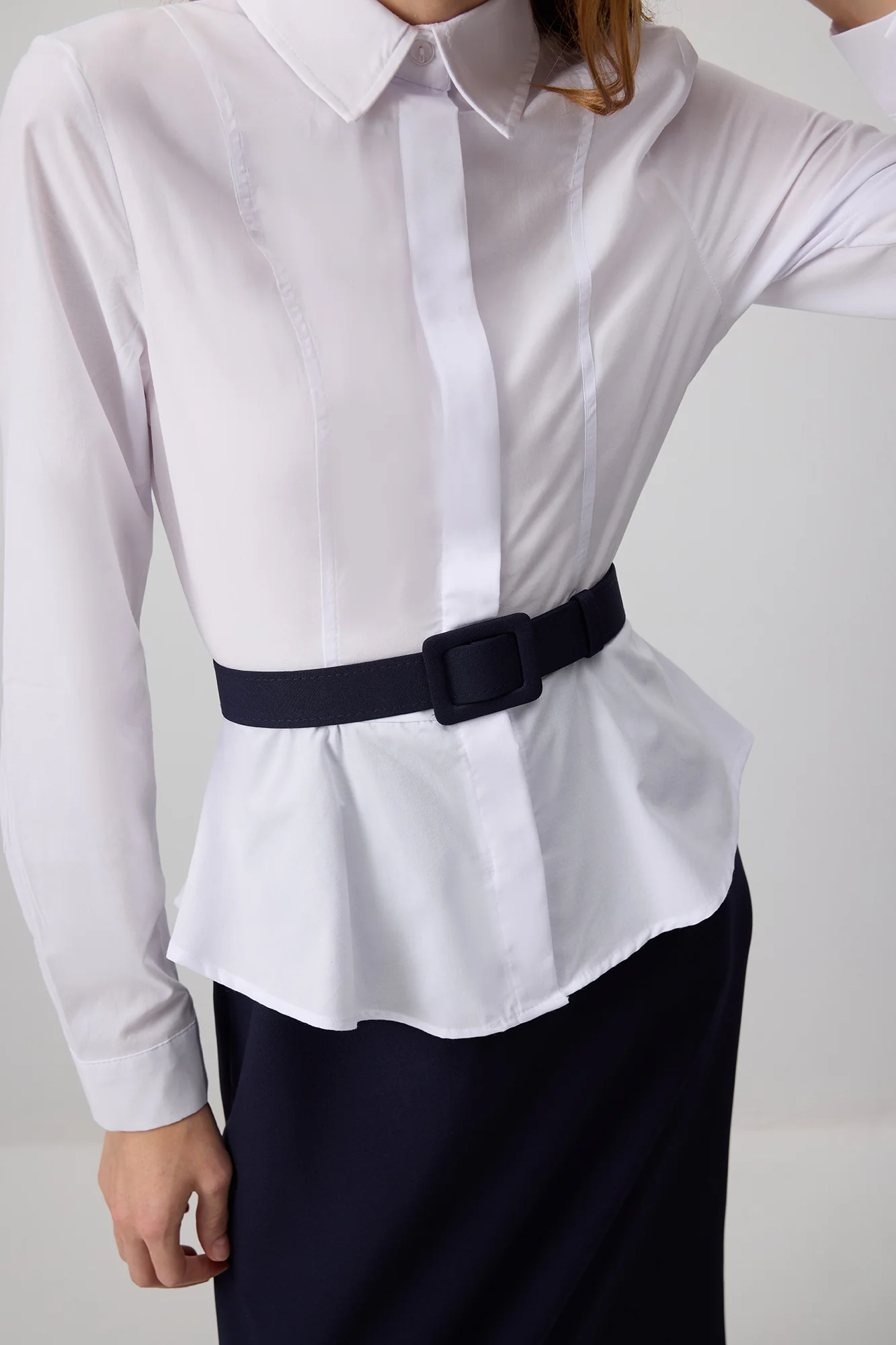 FRILLY WAIST BELTED DRESS - Image 3
