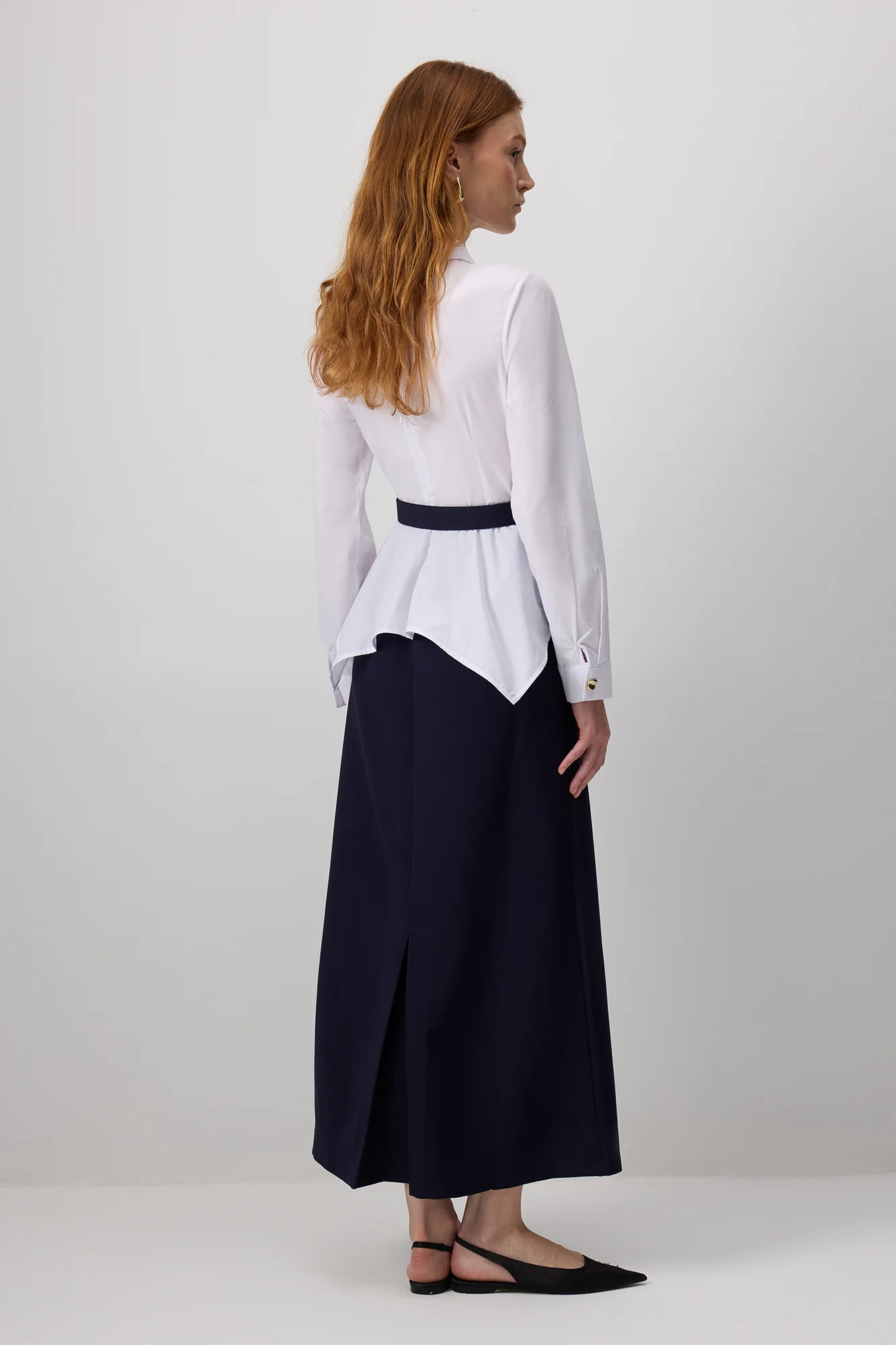FRILLY WAIST BELTED DRESS - Image 7