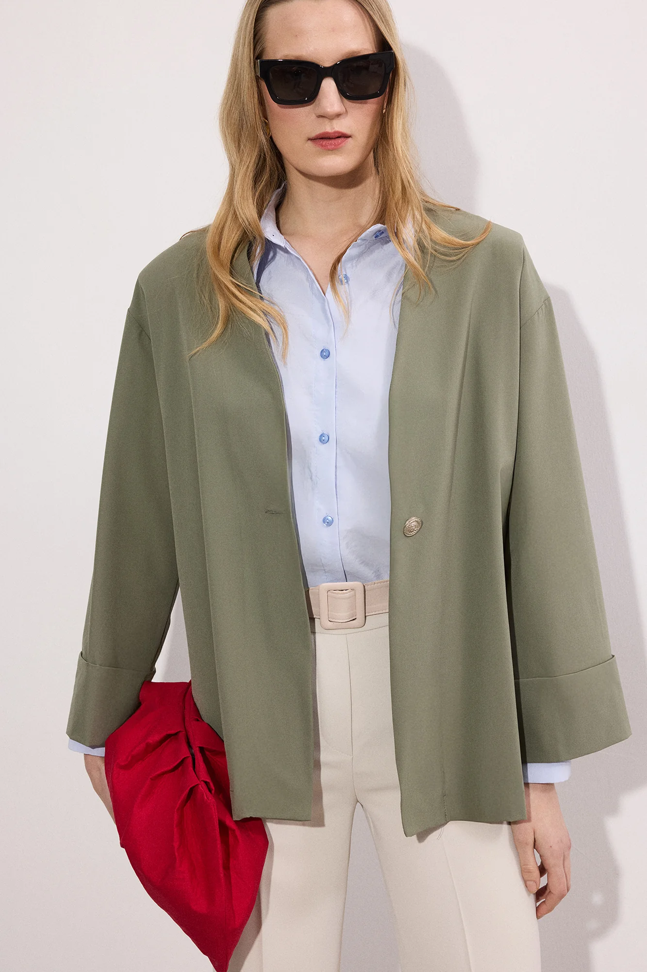 ONE-BUTTONED JACKET - Image 3