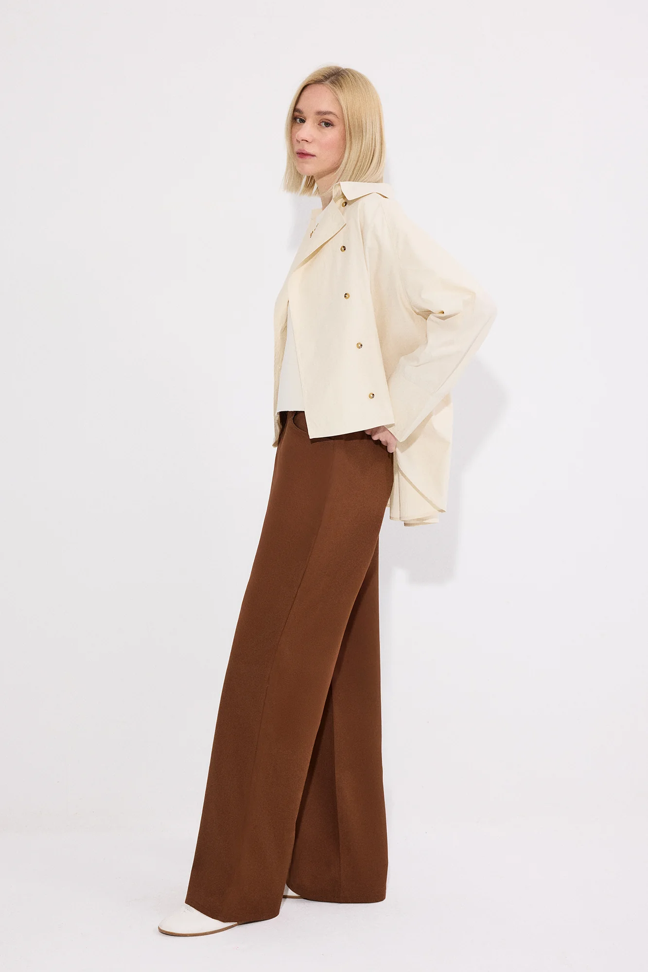 GABARDINE TROUSERS - Image 2
