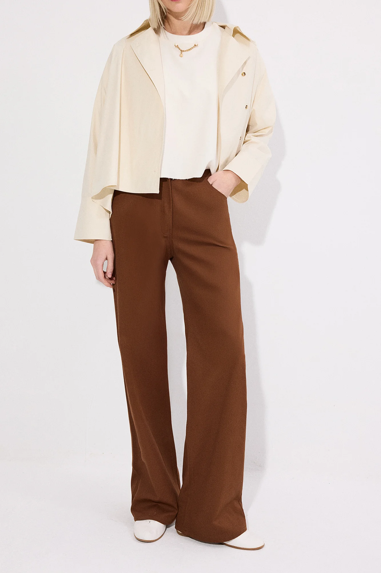 GABARDINE TROUSERS - Image 3