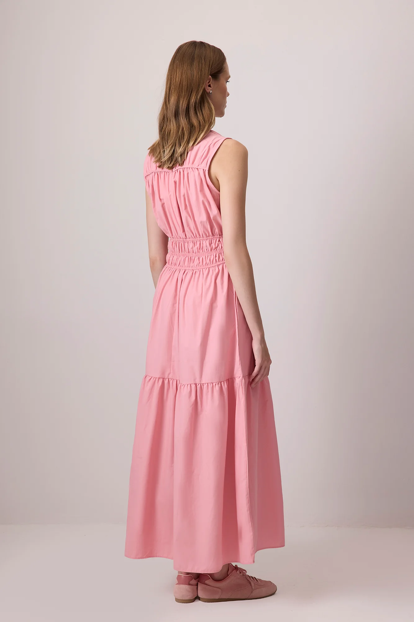 GATHERED POPLIN GILET - Image 5