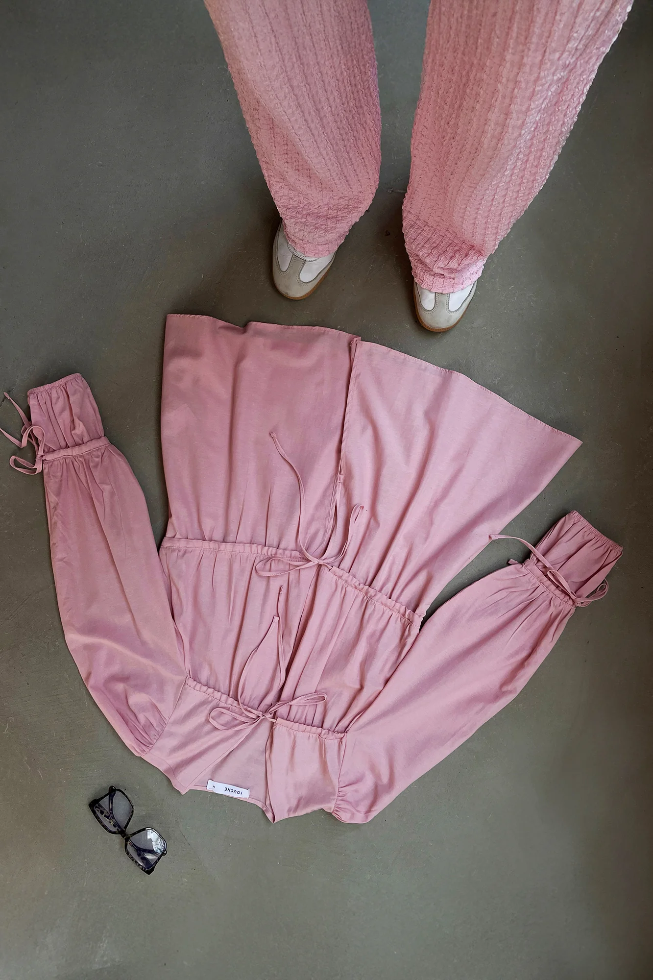 GATHERED POPLIN KIMONO - Image 6