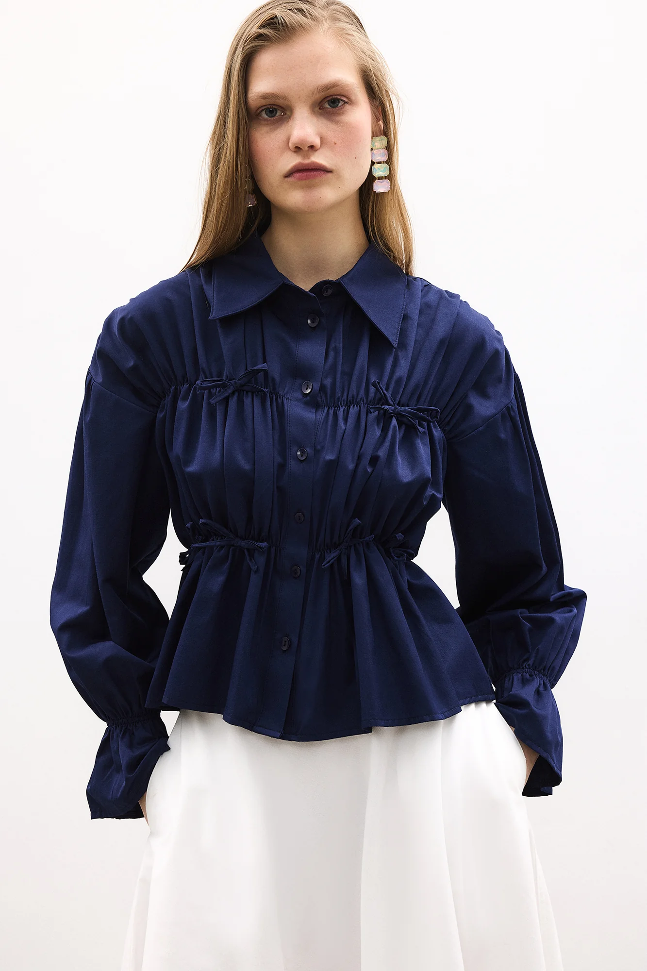 GATHERED SHIRT - Image 2