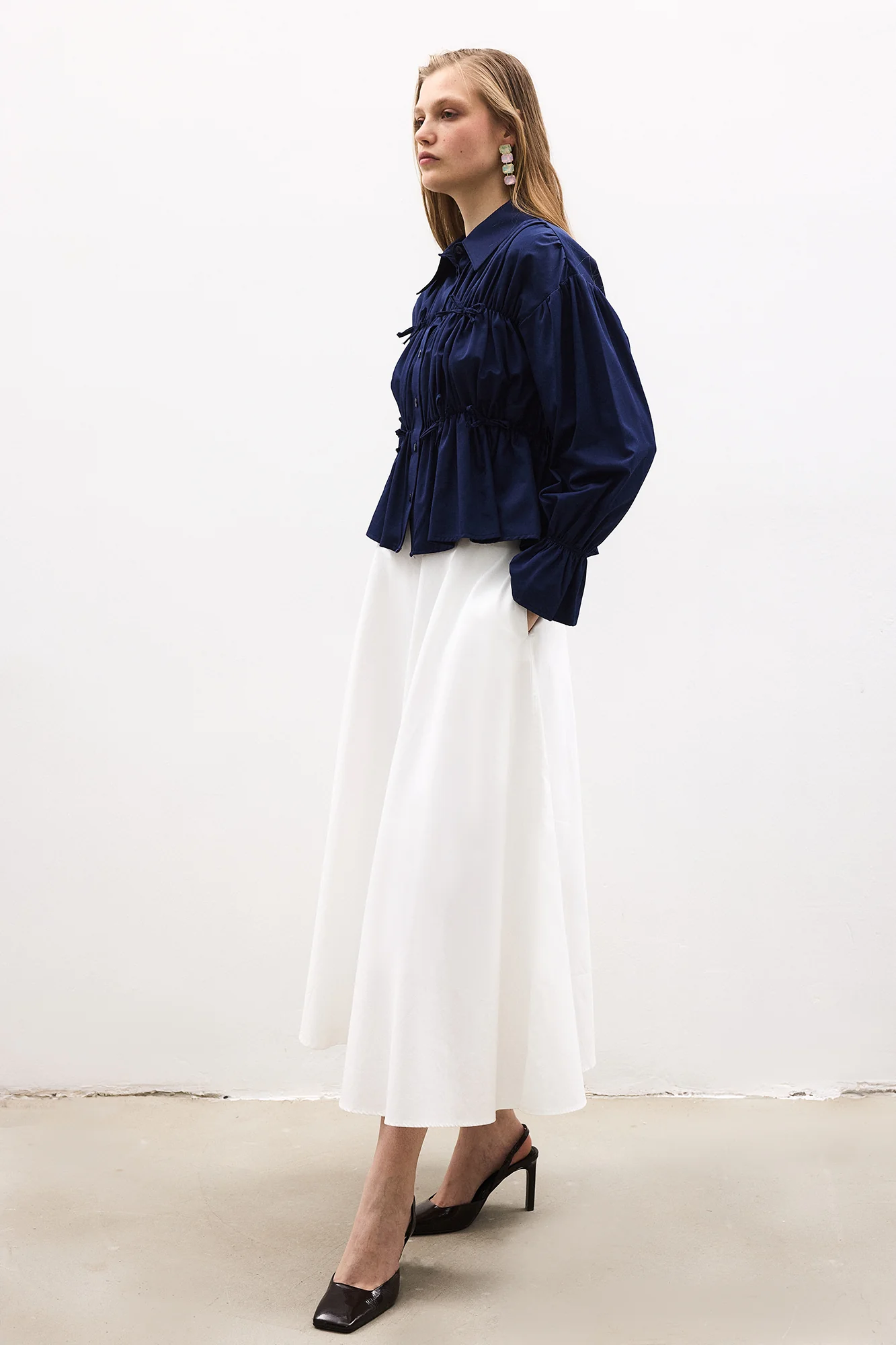 GATHERED SHIRT - Image 3