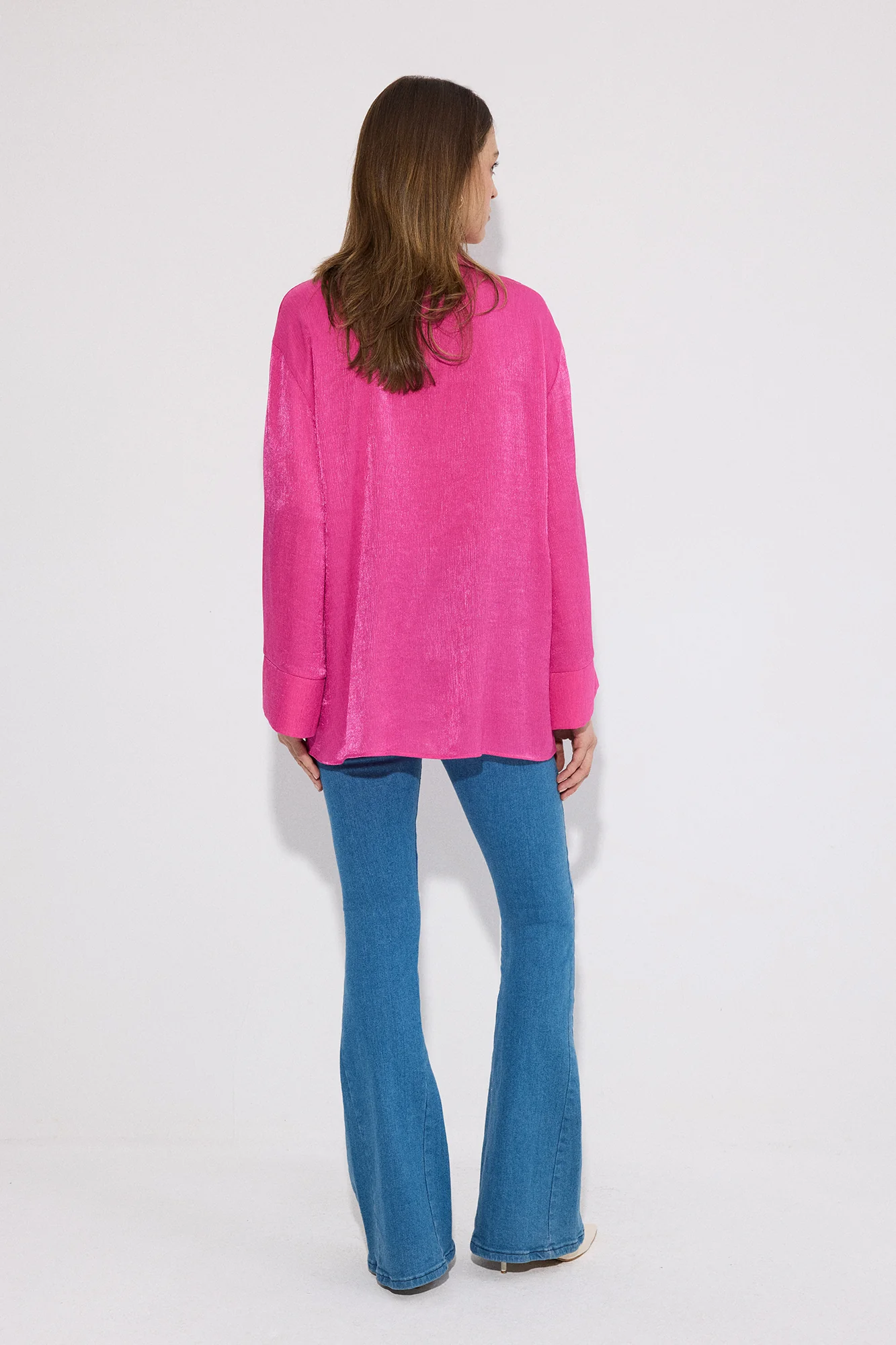 GLITTER CRINKLE SHIRT - Image 6
