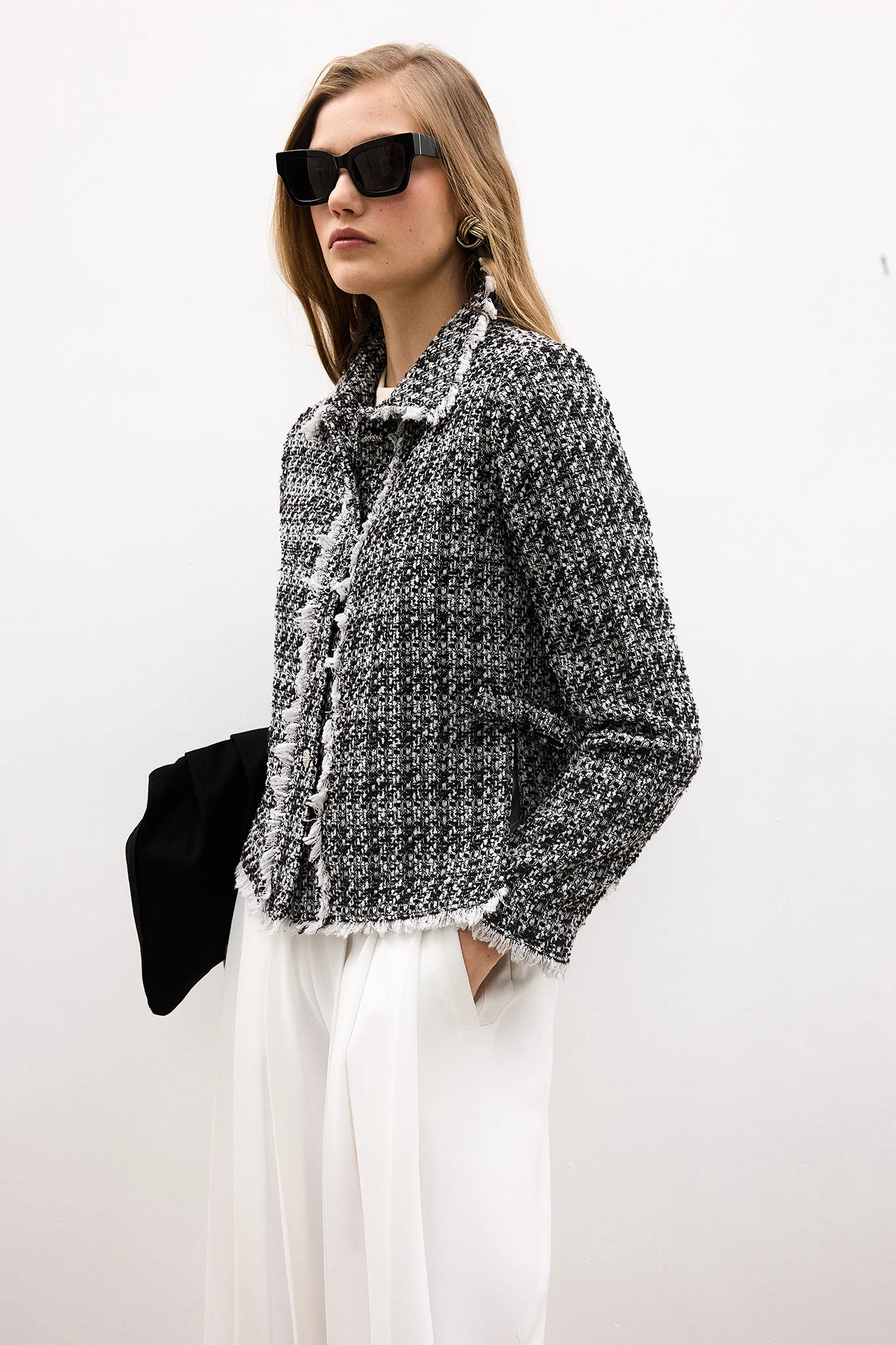 GLITTERED TWEED JACKET - Image 2