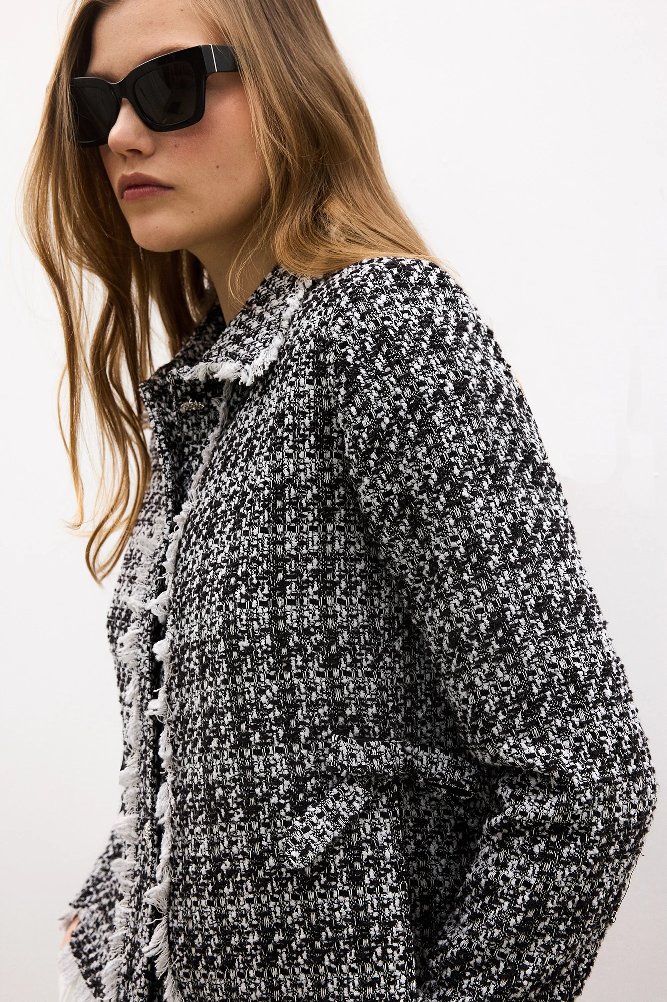 GLITTERED TWEED JACKET - Image 3