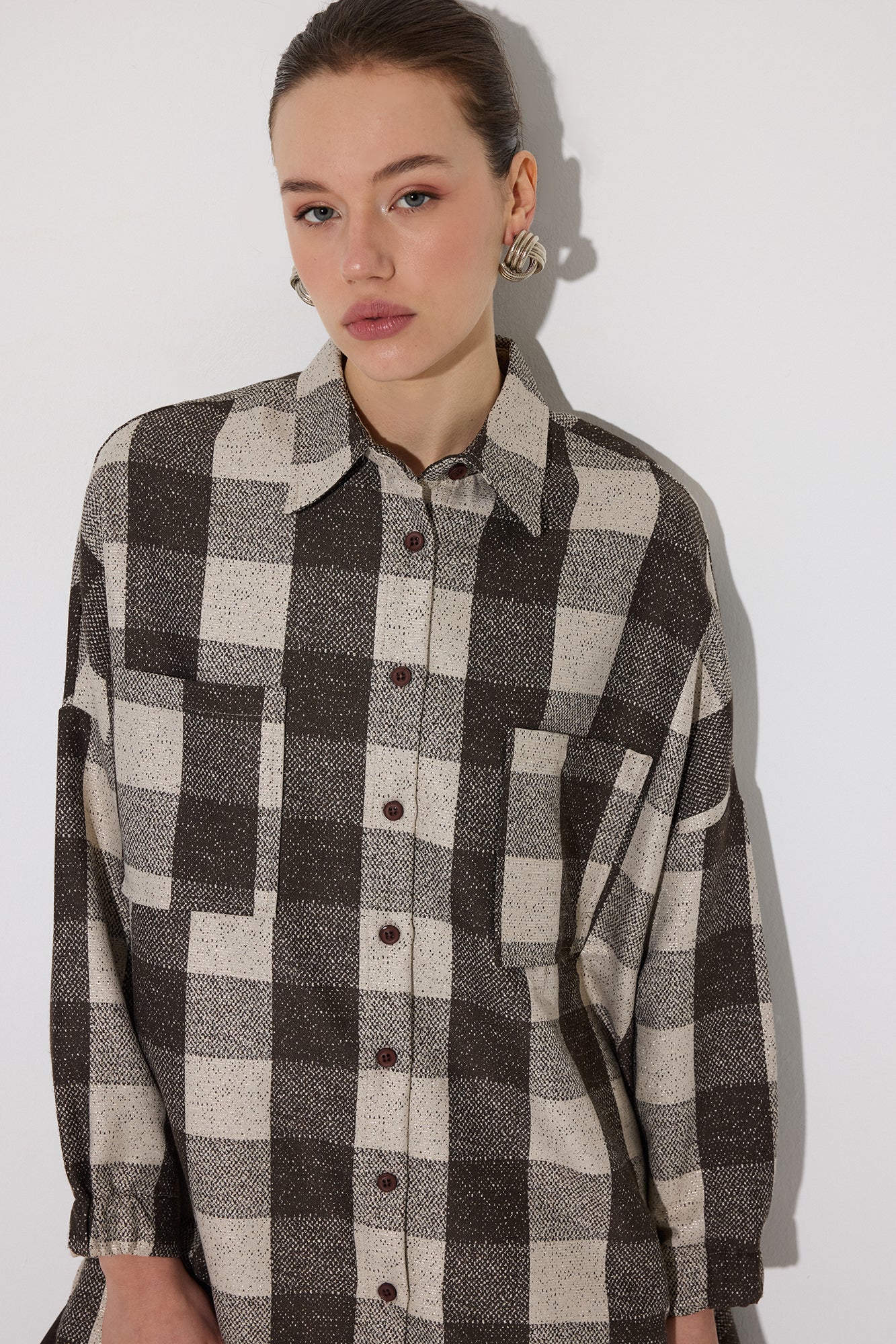 GLITTERY OVERSIZE SHIRT