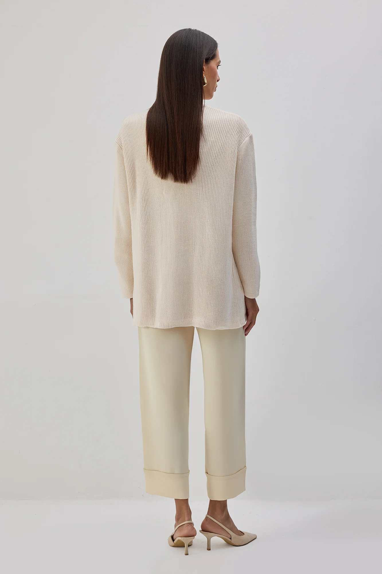 HIGH WAISTED DOUBLE LEG TROUSERS - Image 6