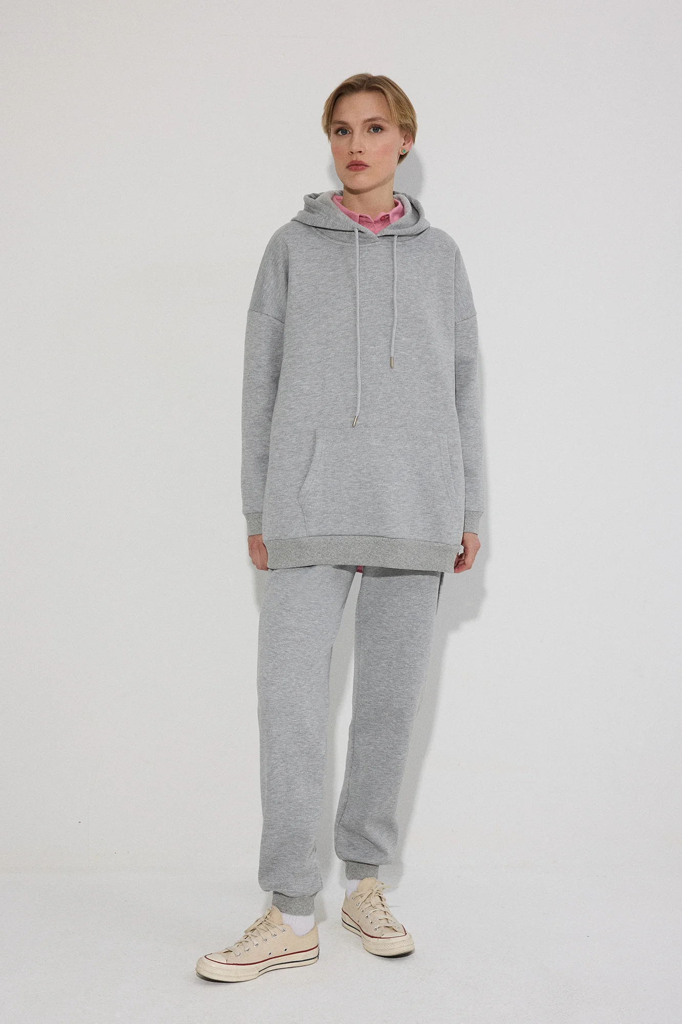 HOODED SWEATSHIRT AND JOGGER SET - Image 3